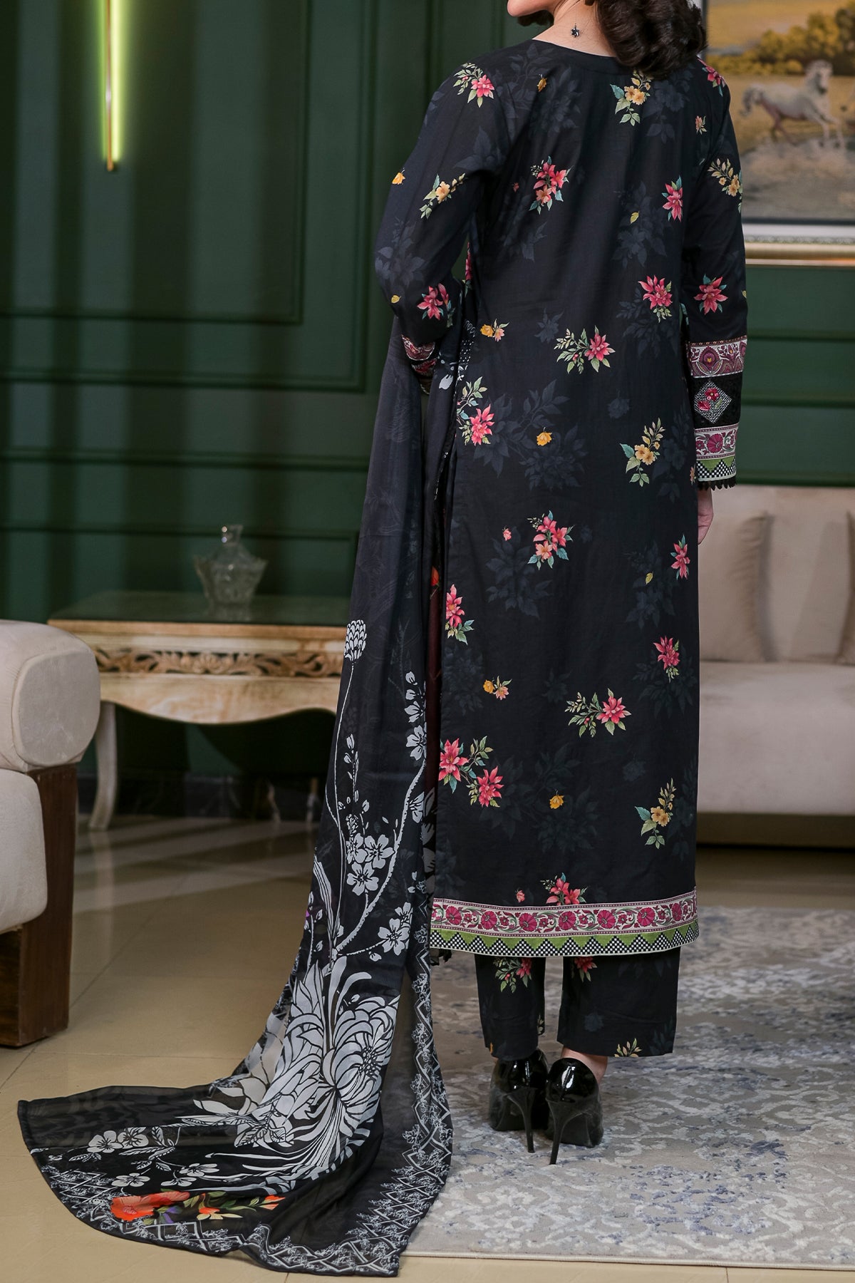 3 PIECE DIGTAL PRINT  LAWN | DPC-440