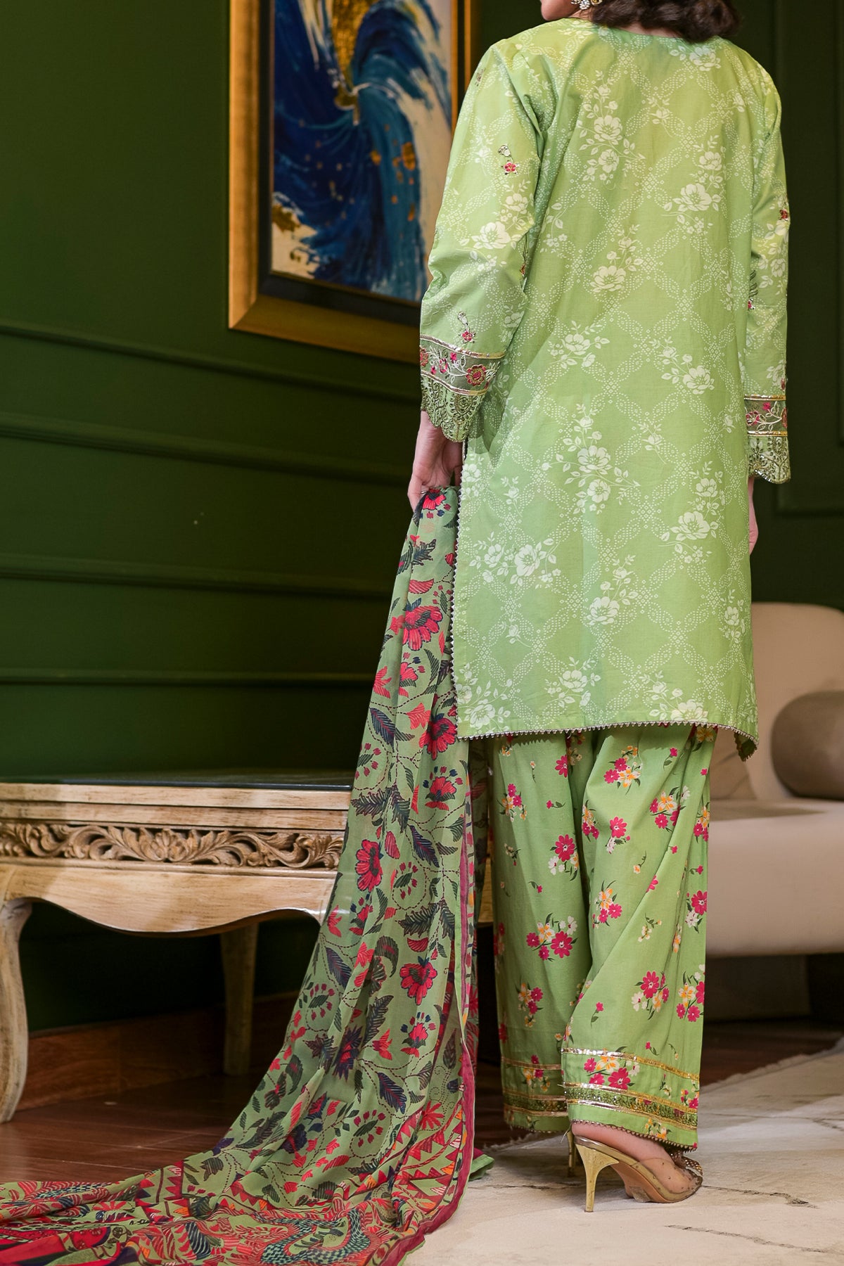 3 PIECE DIGTAL PRINT  LAWN | DPC-454