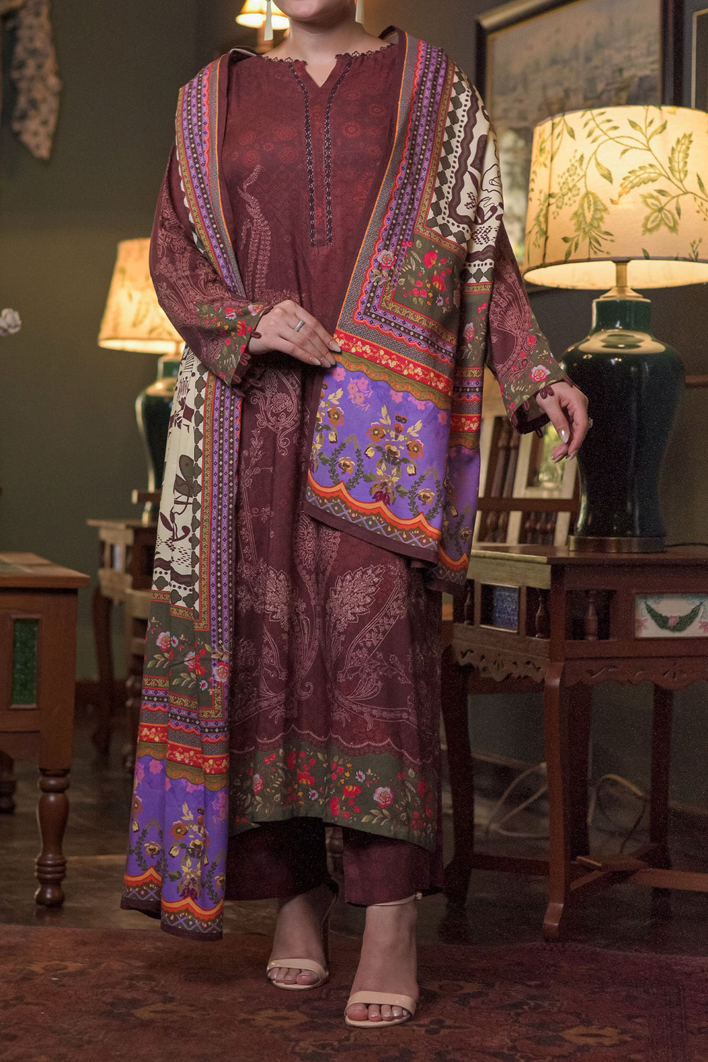 3 PIECE DIGITAL PRINT LINEN  | DPL-246
