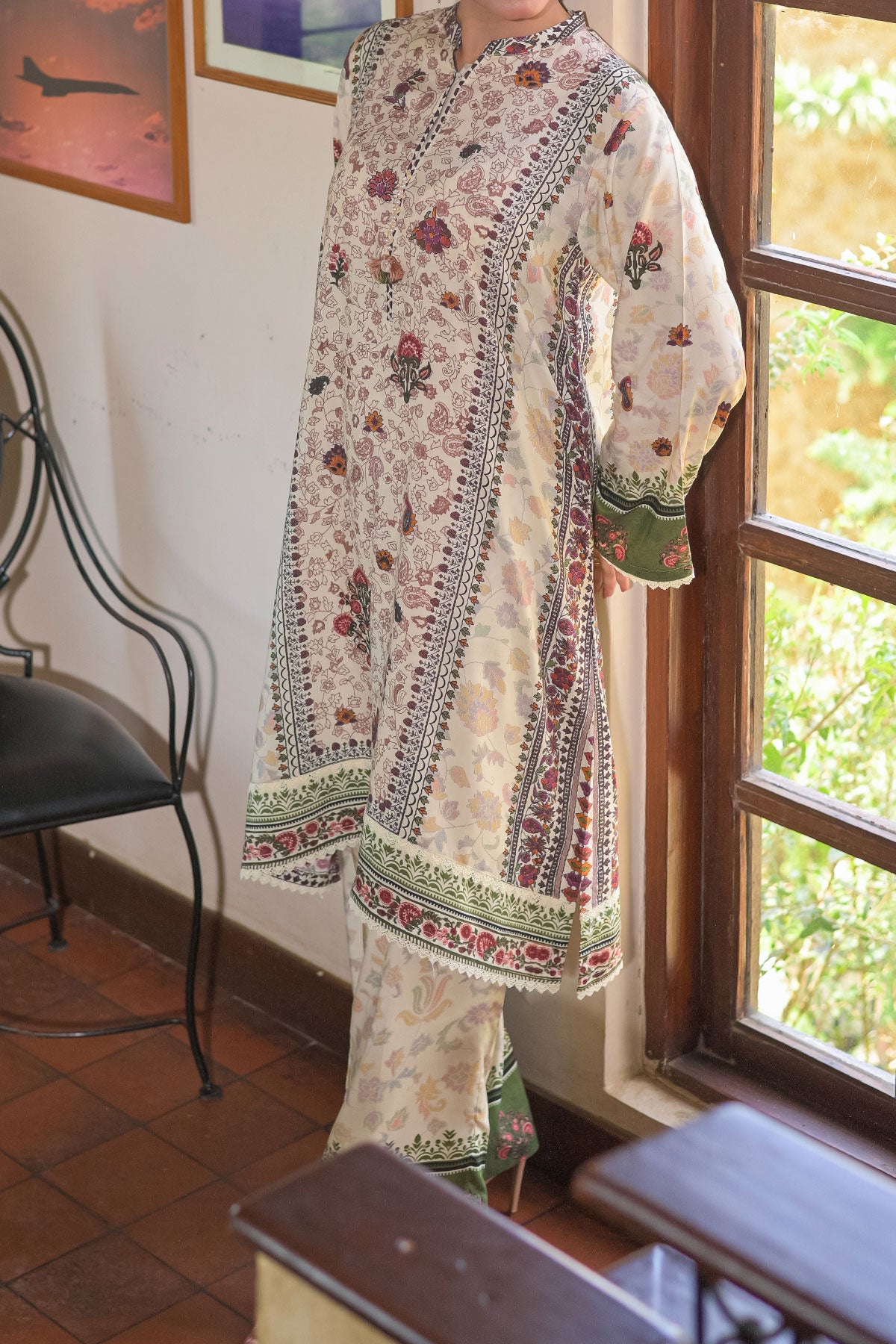 2 PIECE DIGITAL PRINT LINEN  | DPL-263