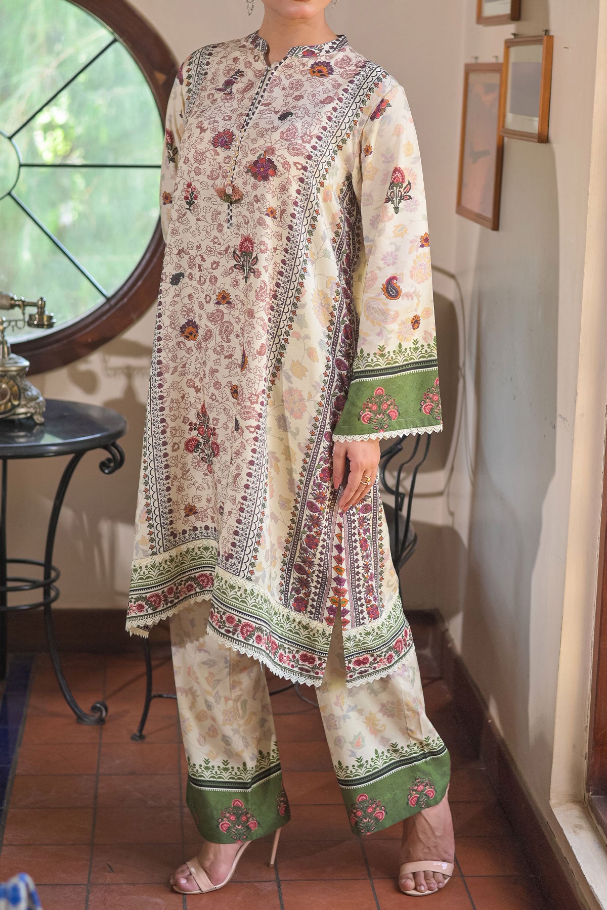 2 PIECE DIGITAL PRINT LINEN  | DPL-263