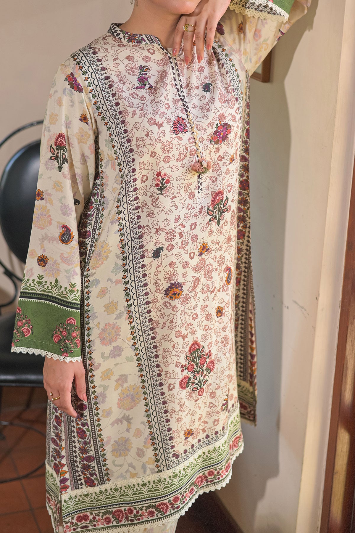 2 PIECE DIGITAL PRINT LINEN  | DPL-263