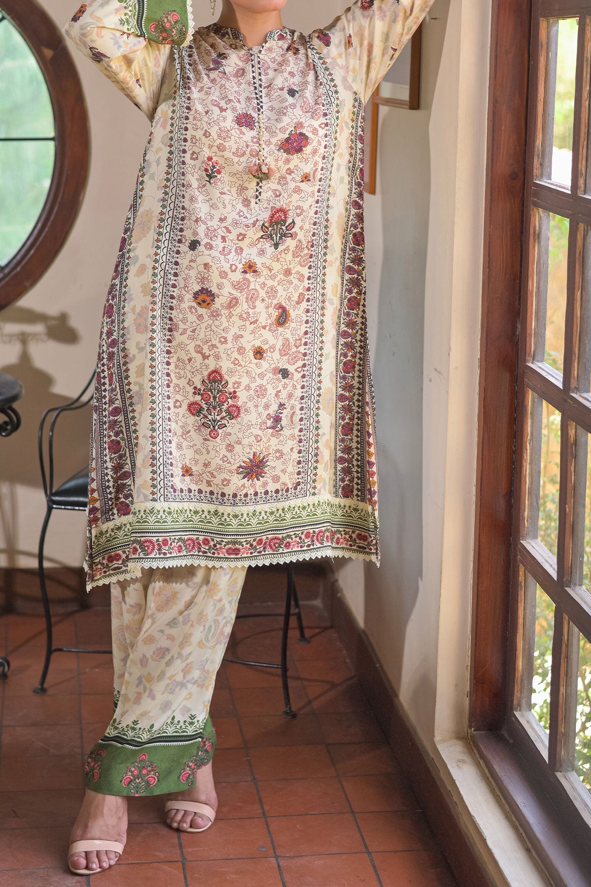2 PIECE DIGITAL PRINT LINEN  | DPL-263