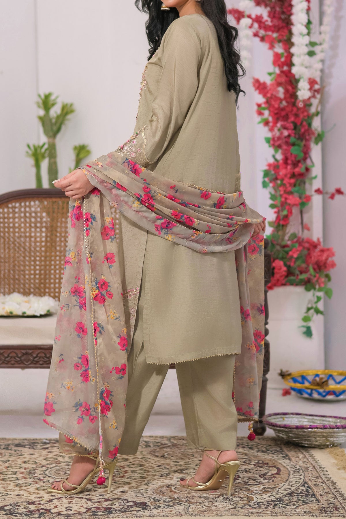 WOMEN'S-3 PIECE FANCY JACQUARD| FJ-297