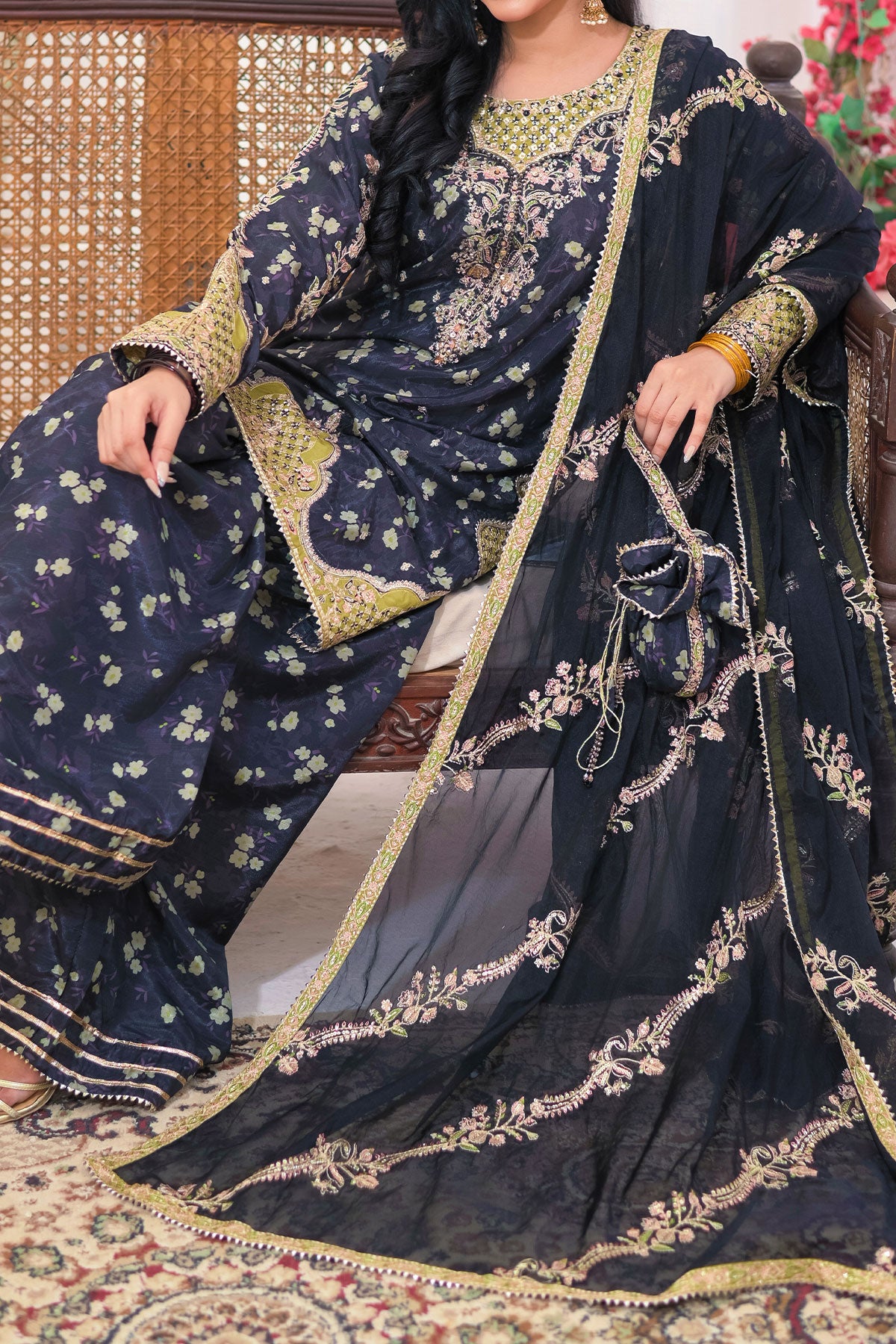 WOMEN'S-3 PIECE FANCY JACQUARD| FJ-301