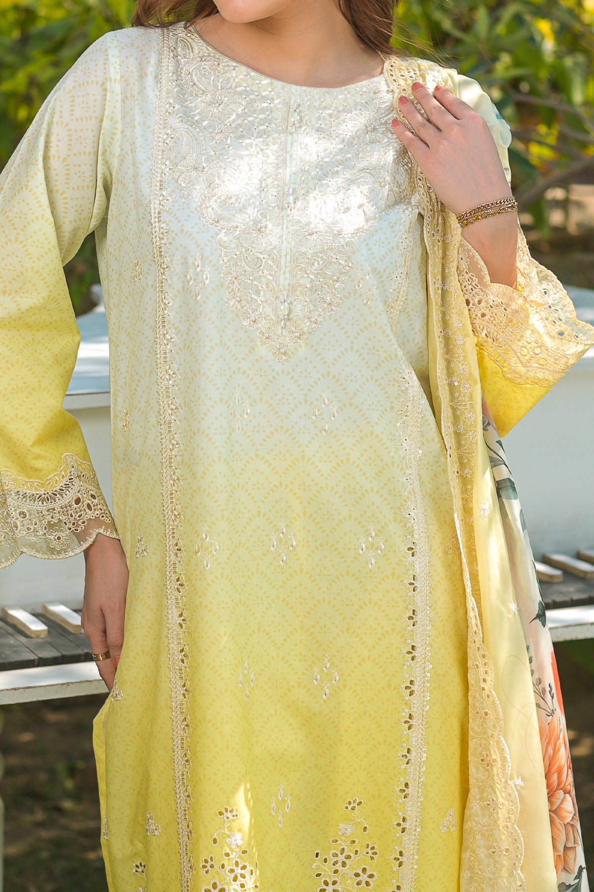 3 PIECE DIGTAL PRINT  LAWN | DPC-427