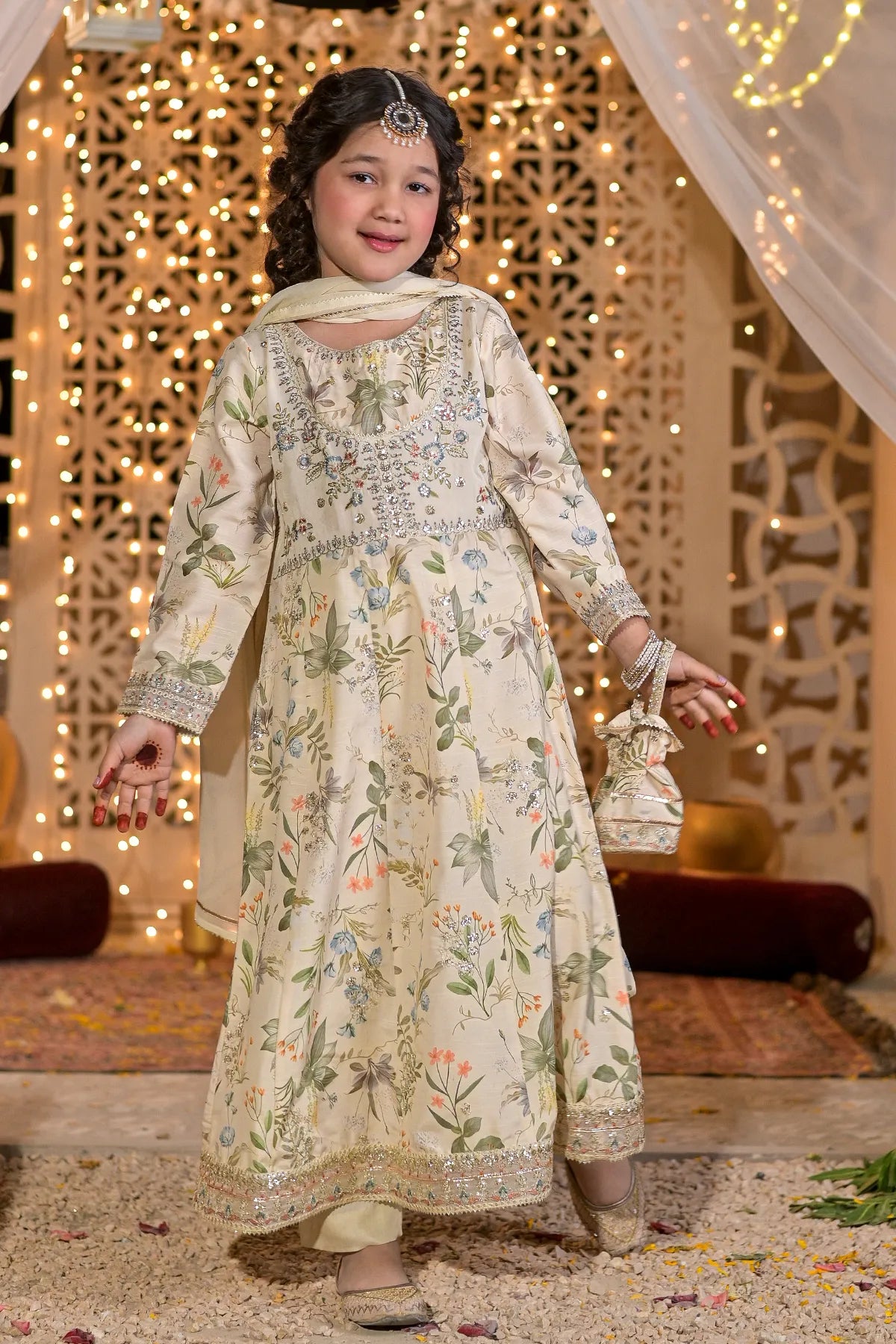3 PIECE KIDS LUXURY PRET | CH-DPV223