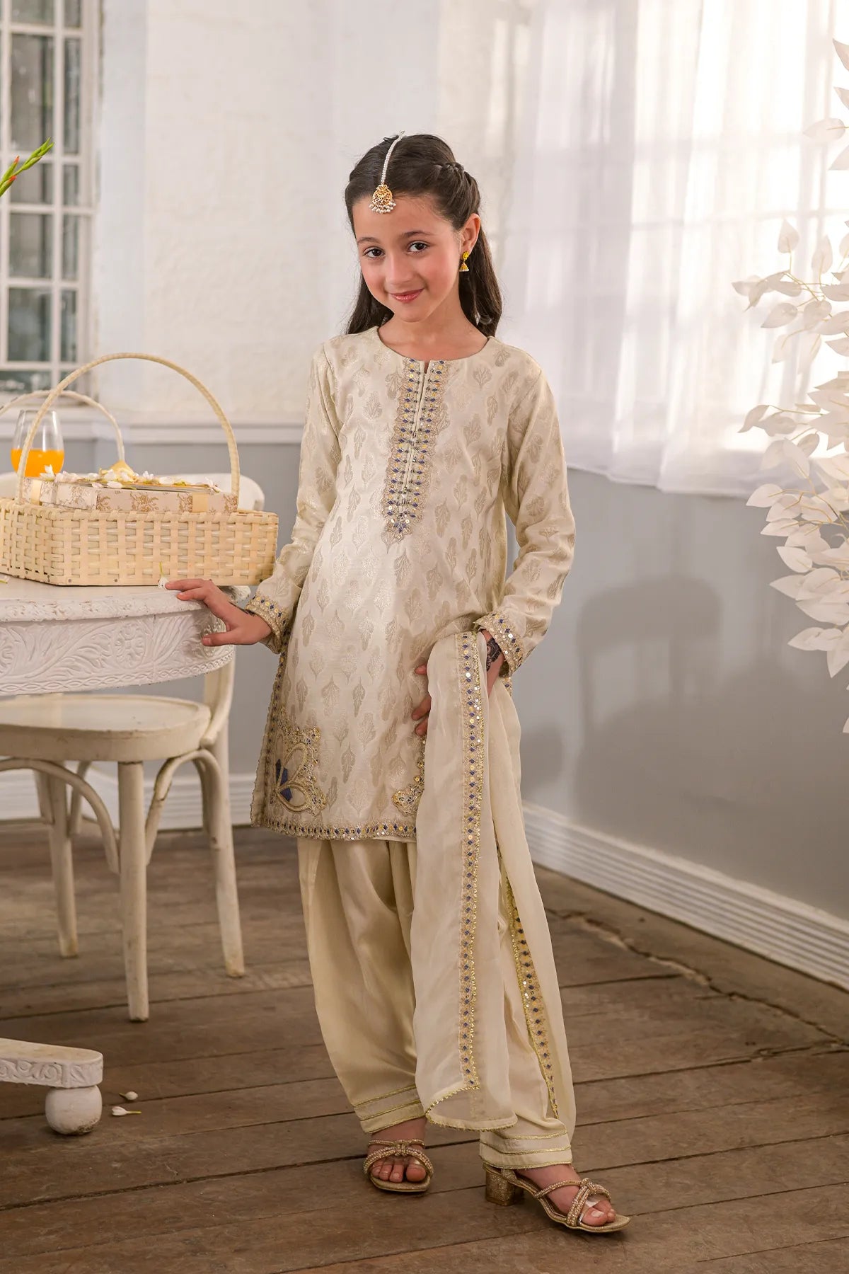 WOMEN'S-3 PIECE FANCY JACQUARD|CH-FJ254