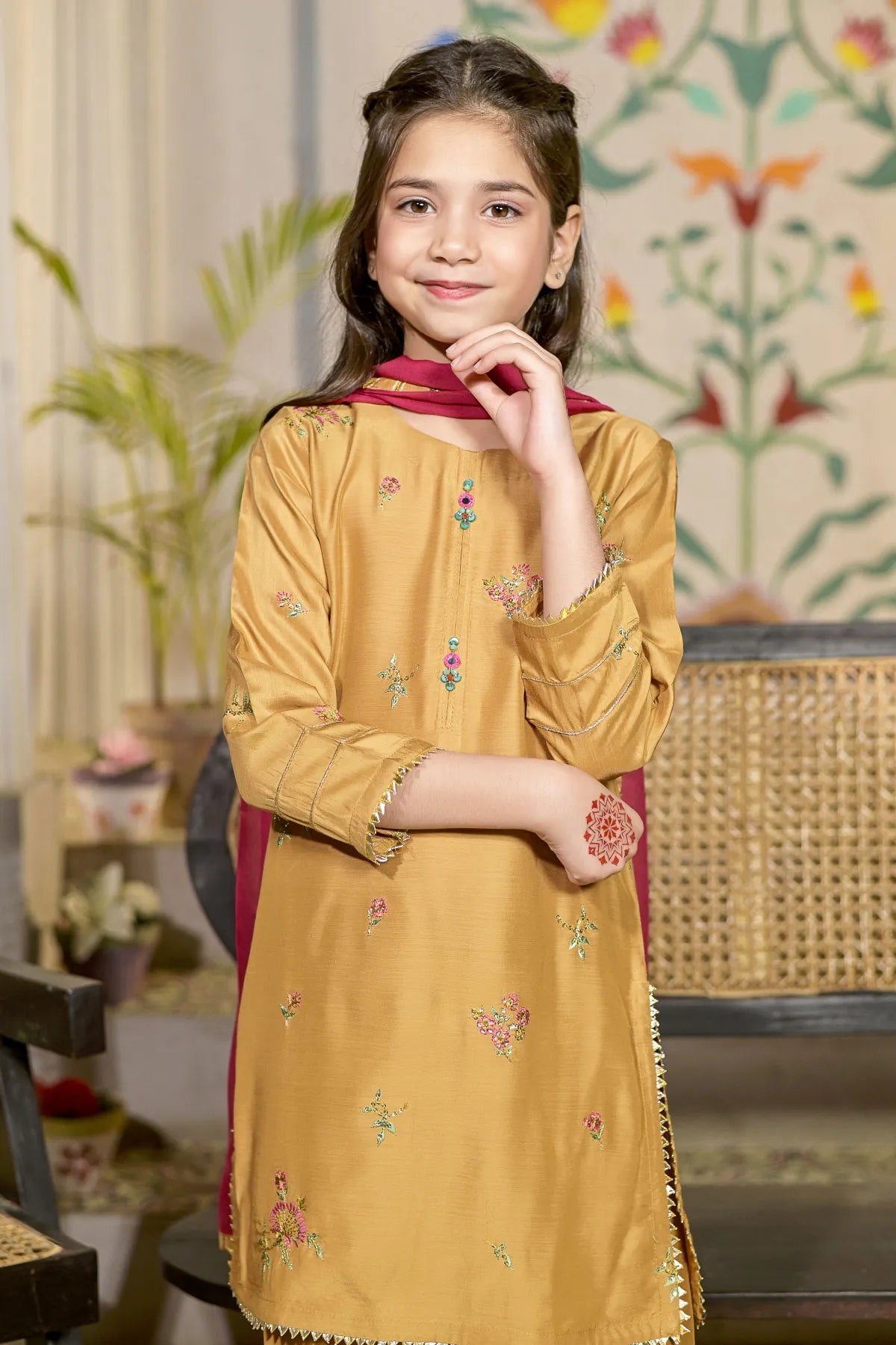 3 PIECE KIDS LUXURY PRET | CH-VS571