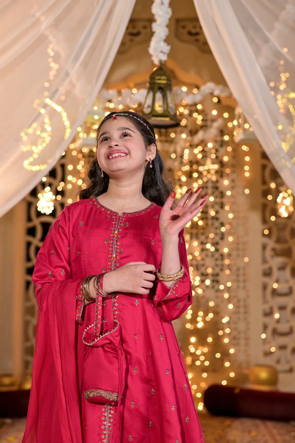 3 PIECE KIDS LUXURY PRET | CH-VS590