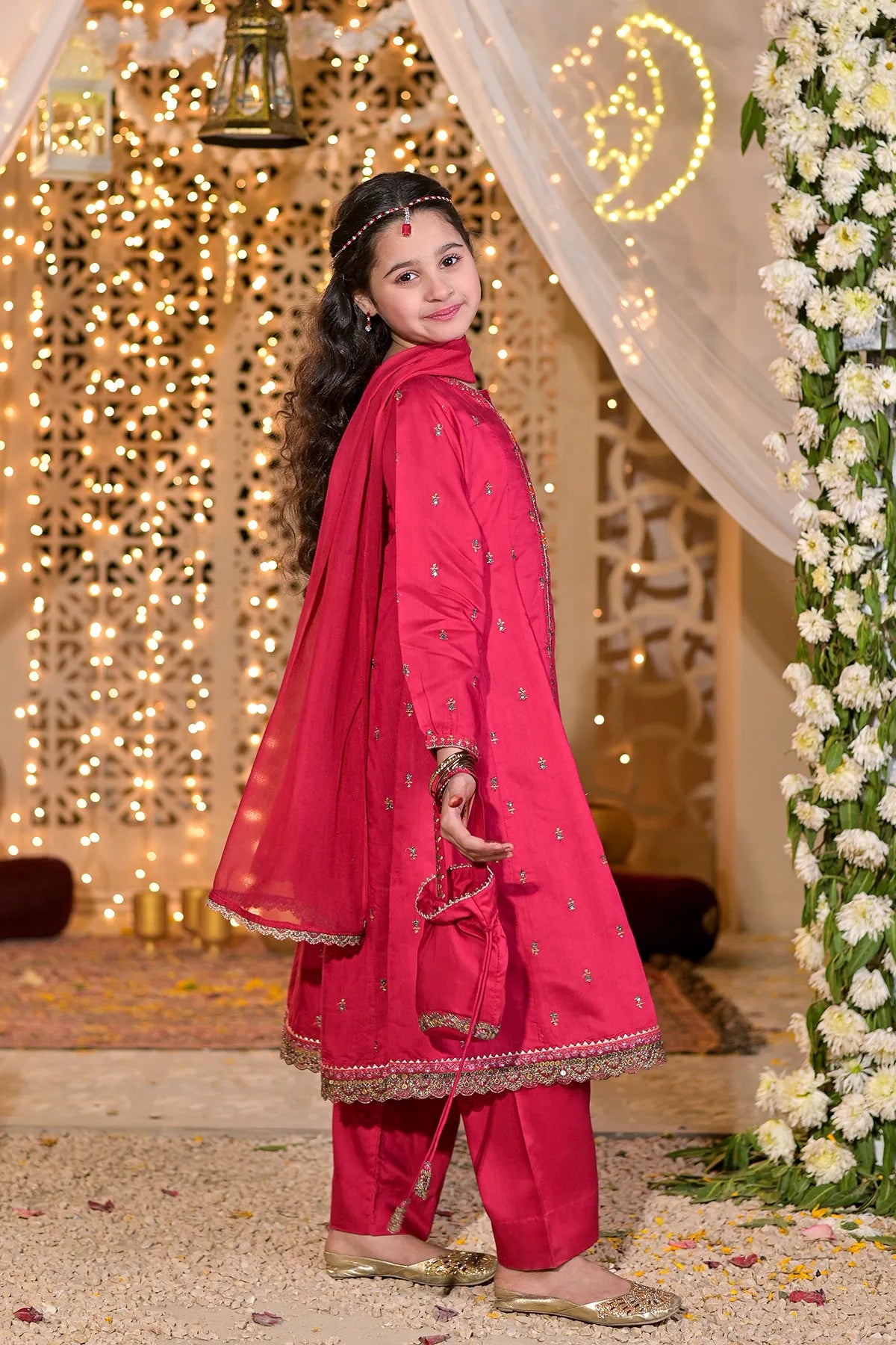 3 PIECE KIDS LUXURY PRET | CH-VS590