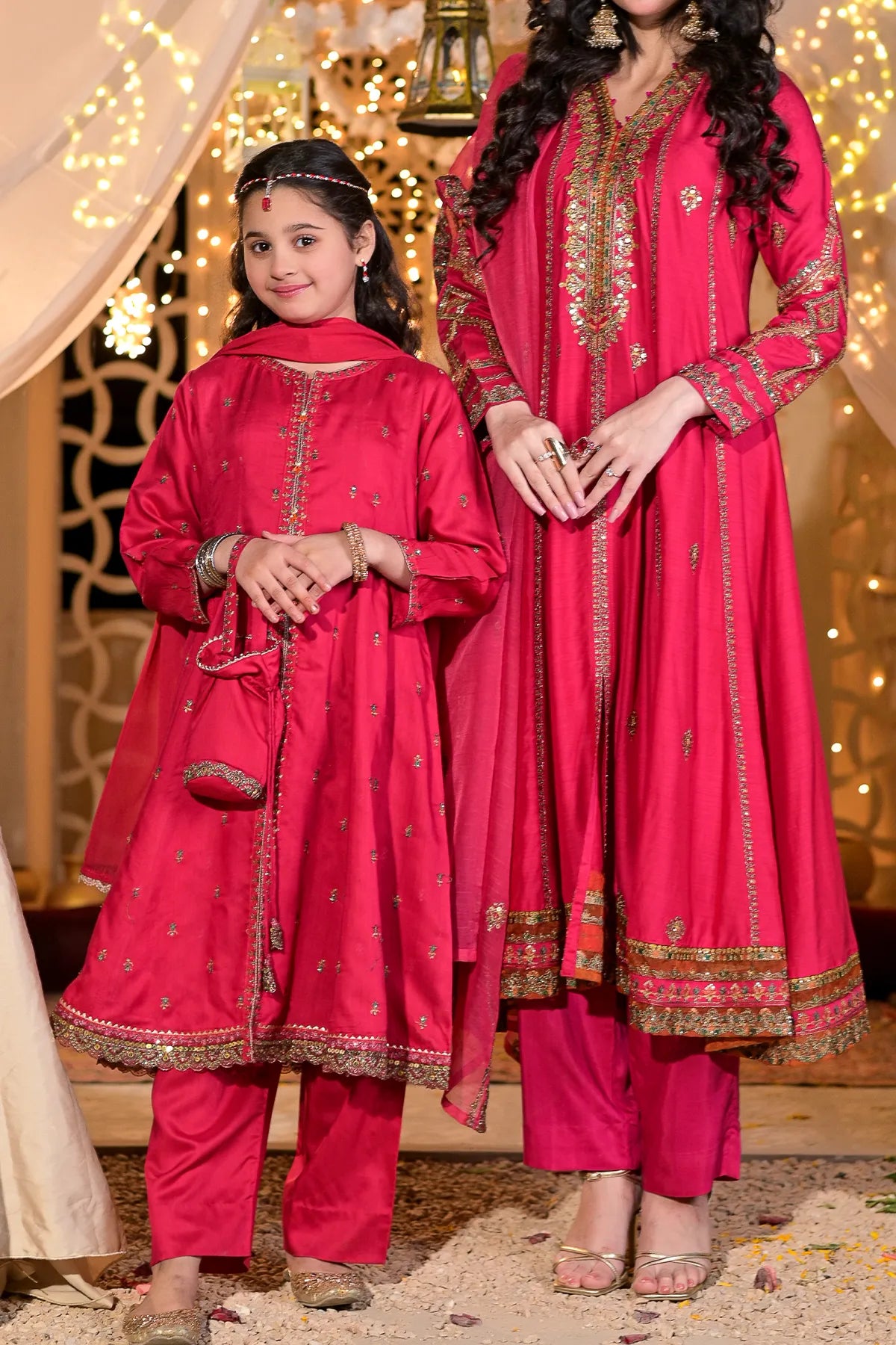 3 PIECE KIDS LUXURY PRET | CH-VS590