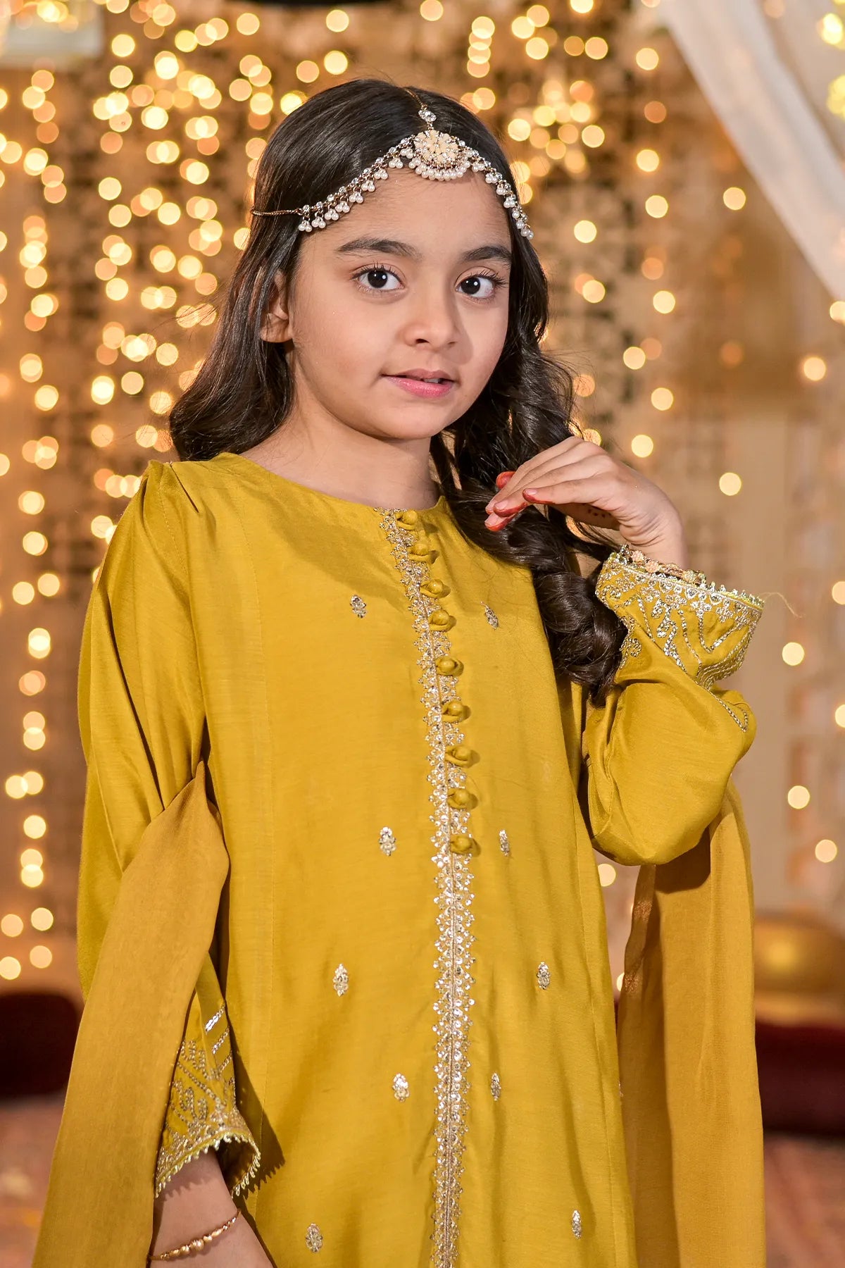 3 PIECE KIDS LUXURY PRET | CH-VS592