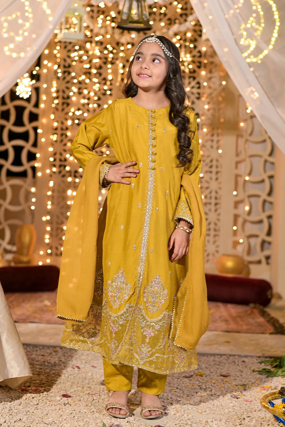 3 PIECE KIDS LUXURY PRET | CH-VS592