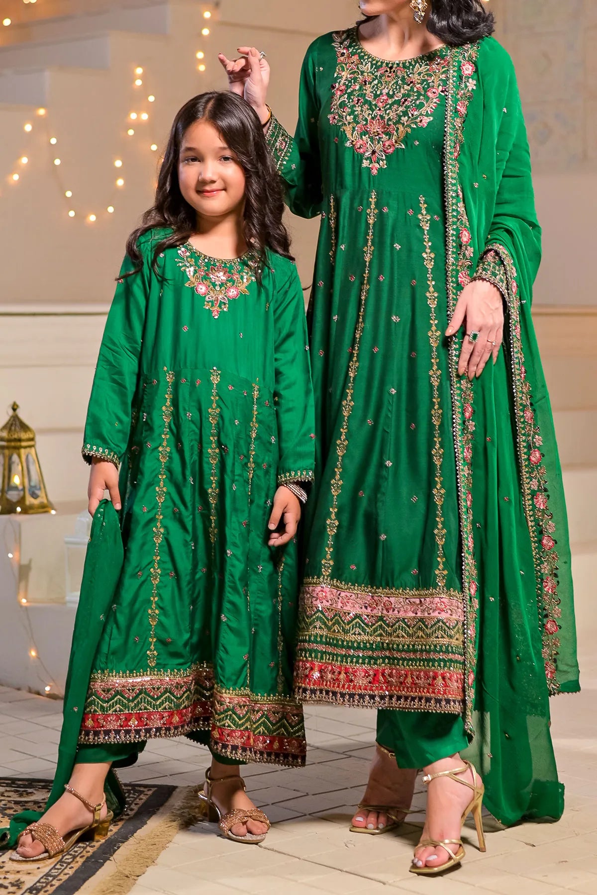 3 PIECE KIDS LUXURY PRET | CH-VS600