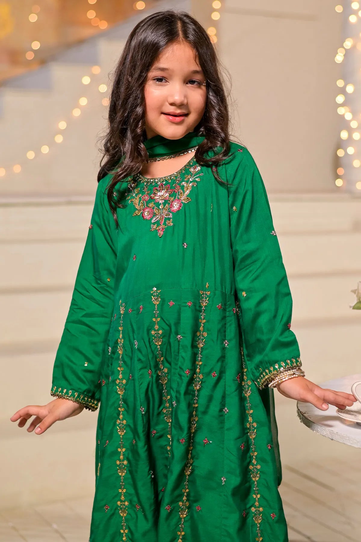 3 PIECE KIDS LUXURY PRET | CH-VS600