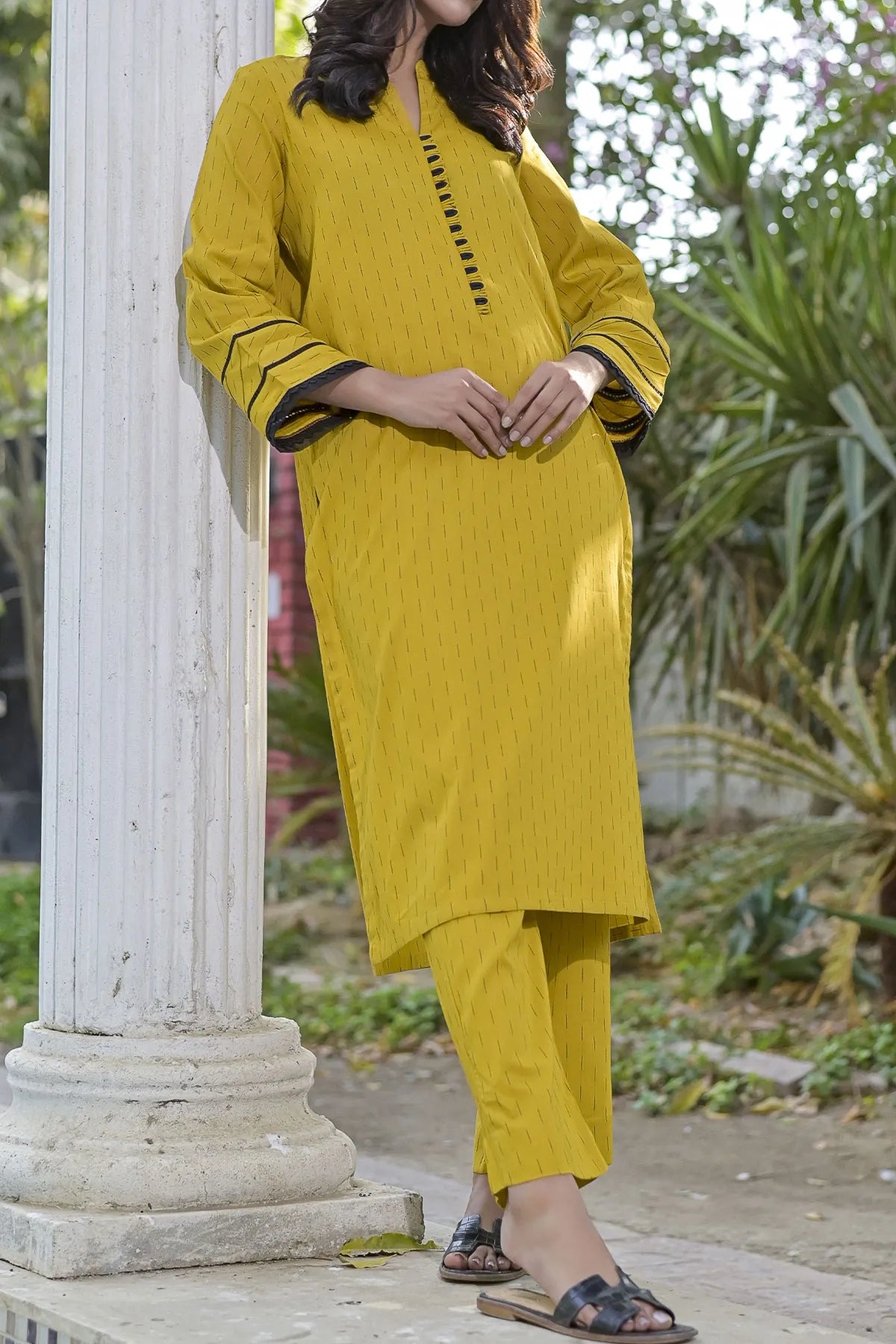 WOMEN'S-2 PIECE EMBROIDERY COTTON | CTN-443