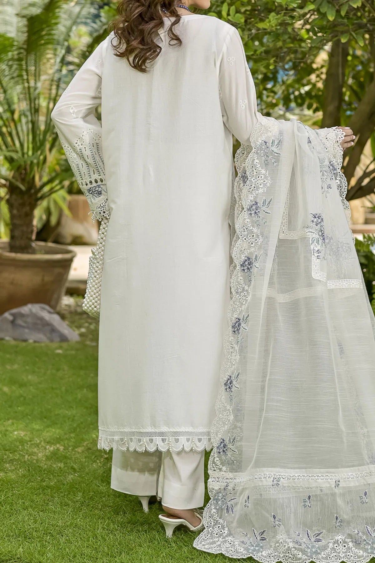 WOMEN'S-3 PIECE EMBROIDERY COTTON | CTN-459