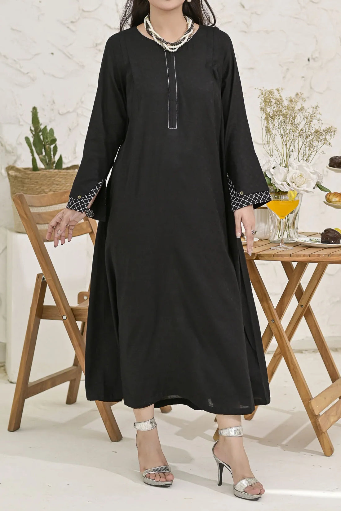 WOMEN'S-1 PIECE EMBROIDERY COTTON | CTNK-32