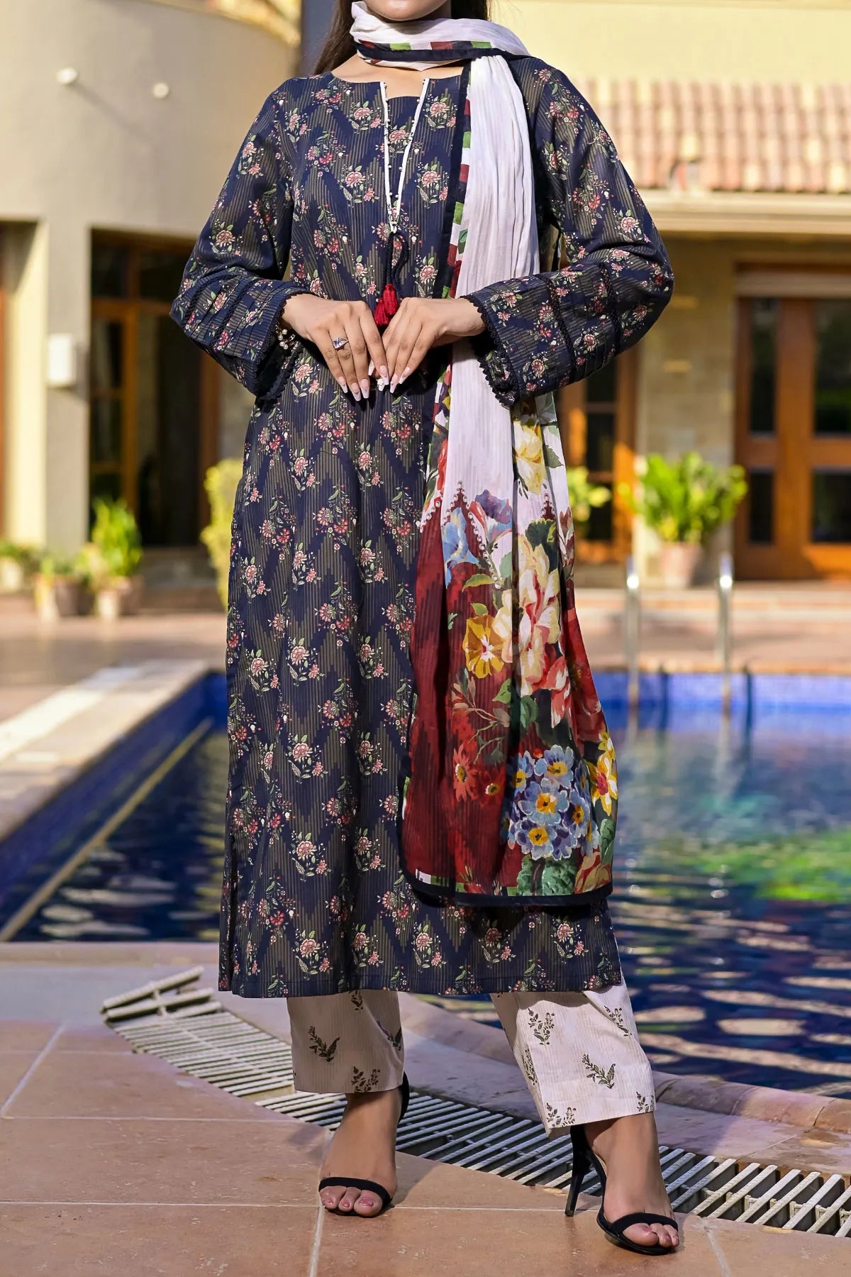 3 PIECE DIGITAL PRINT LAWN | DPC-392