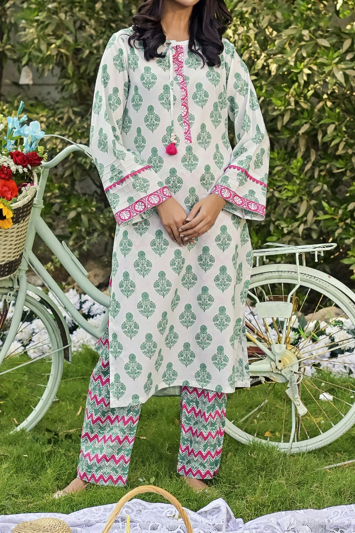 2 PIECE DIGITAL PRINT LAWN | DPC-404
