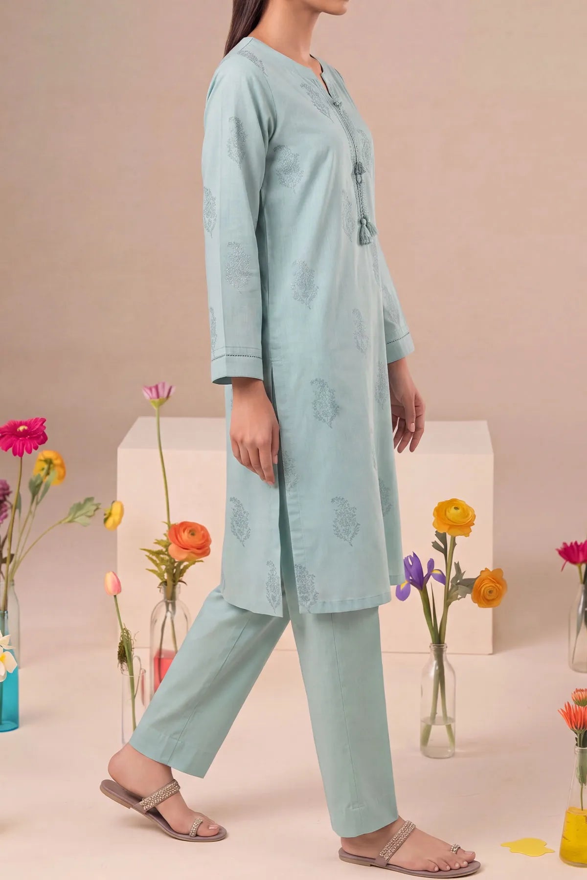 2 PIECE DIGTAL PRINT LAWN | DPC-425