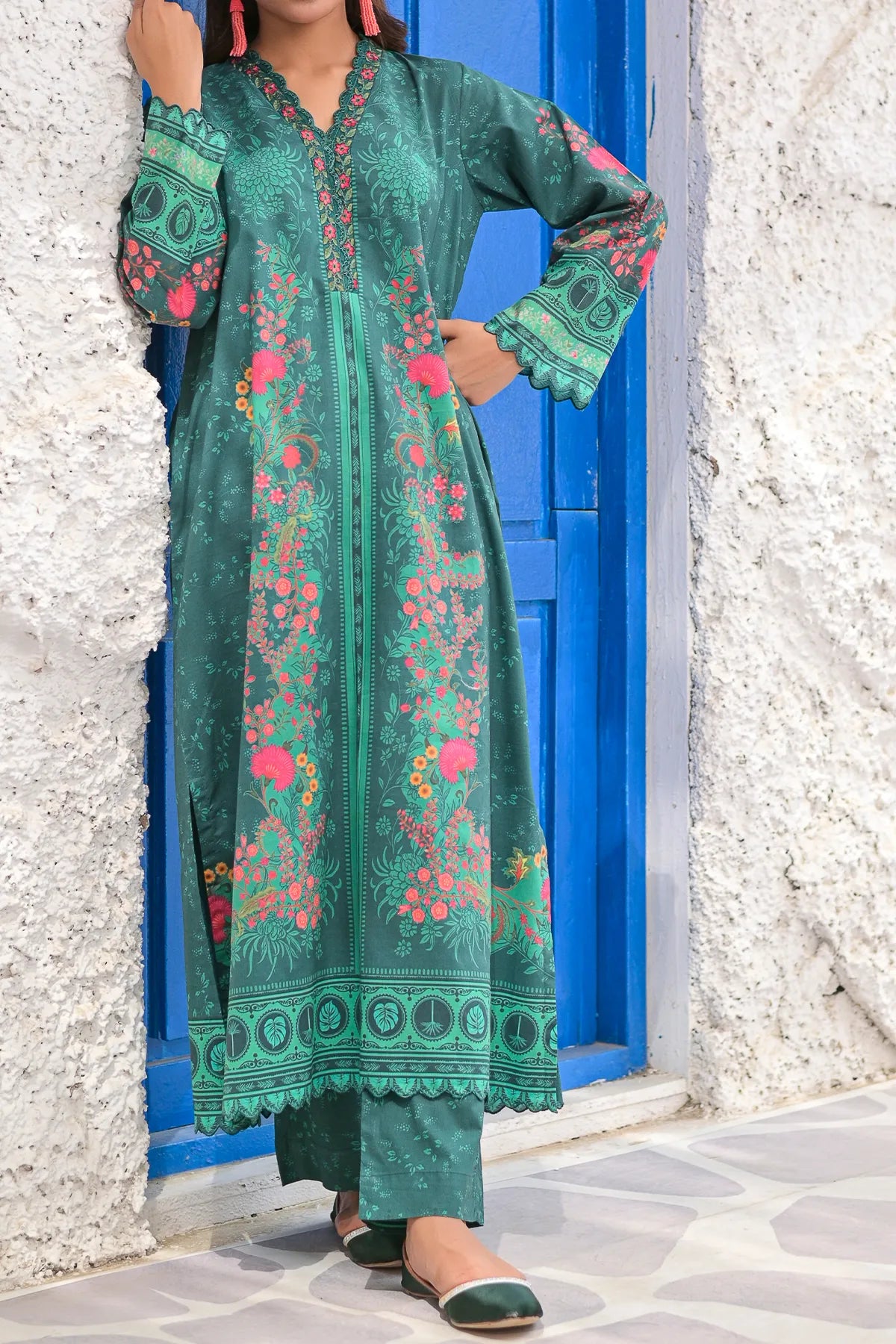 2 PIECE DIGITAL PRINT LAWN | DPC-448