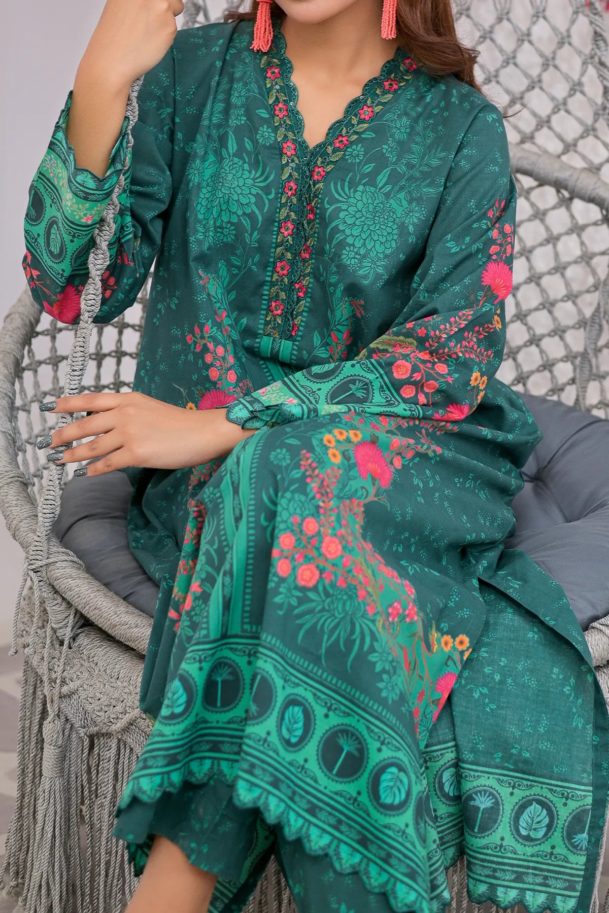 2 PIECE DIGITAL PRINT LAWN | DPC-448