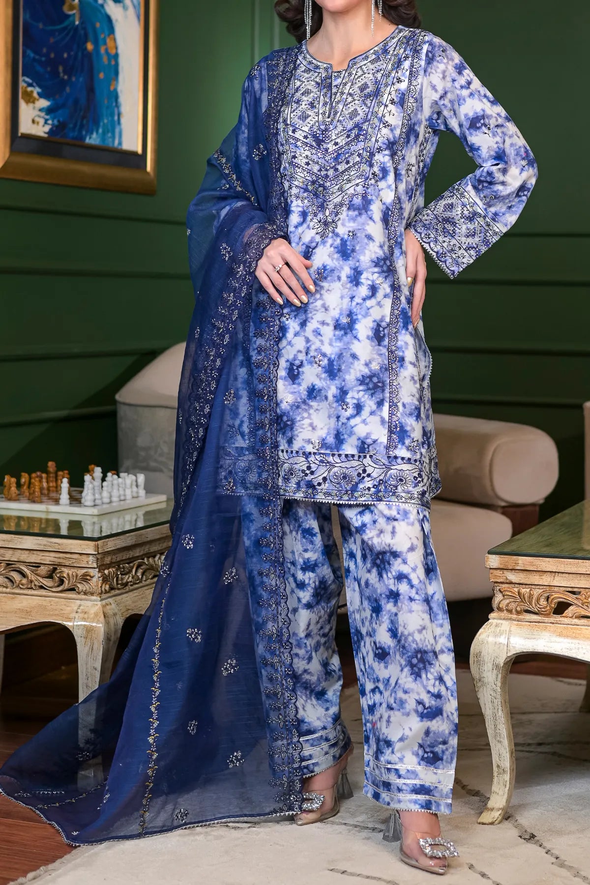3 PIECE DIGTAL PRINT  LAWN | DPC-450