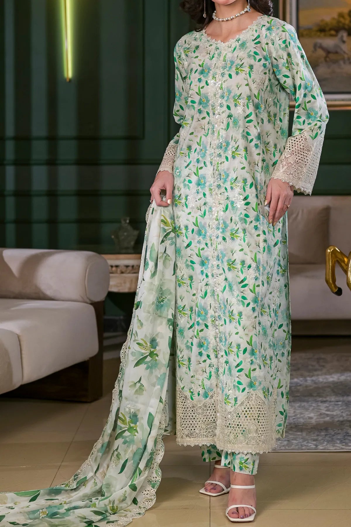 3 PIECE DIGTAL PRINT LAWN | DPC-452