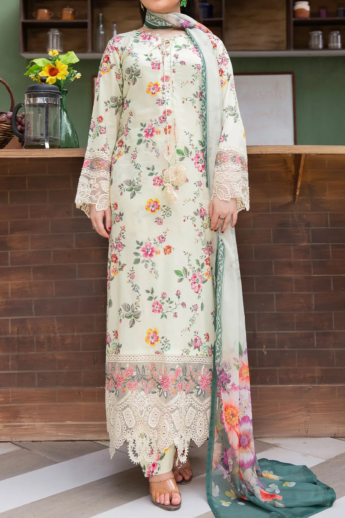 3 PIECE DIGTAL PRINT LAWN | DPC-456