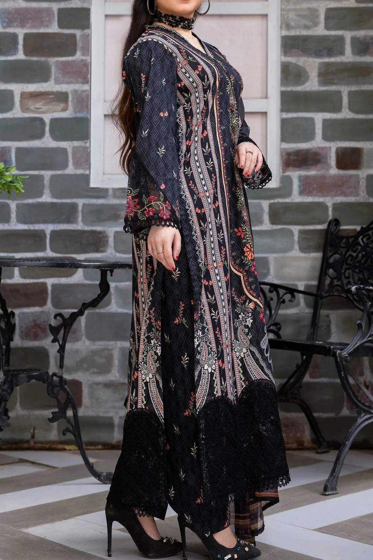 3 PIECE DIGTAL PRINT LAWN | DPC-457