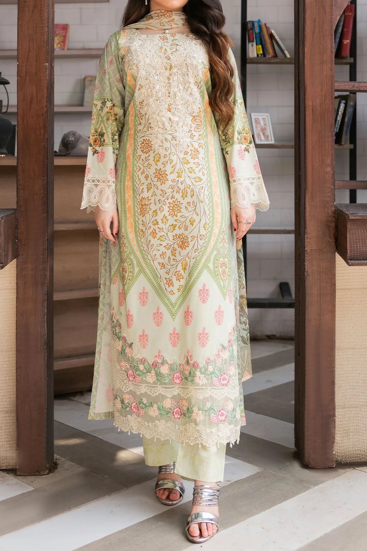 3 PIECE DIGTAL PRINT LAWN | DPC-459