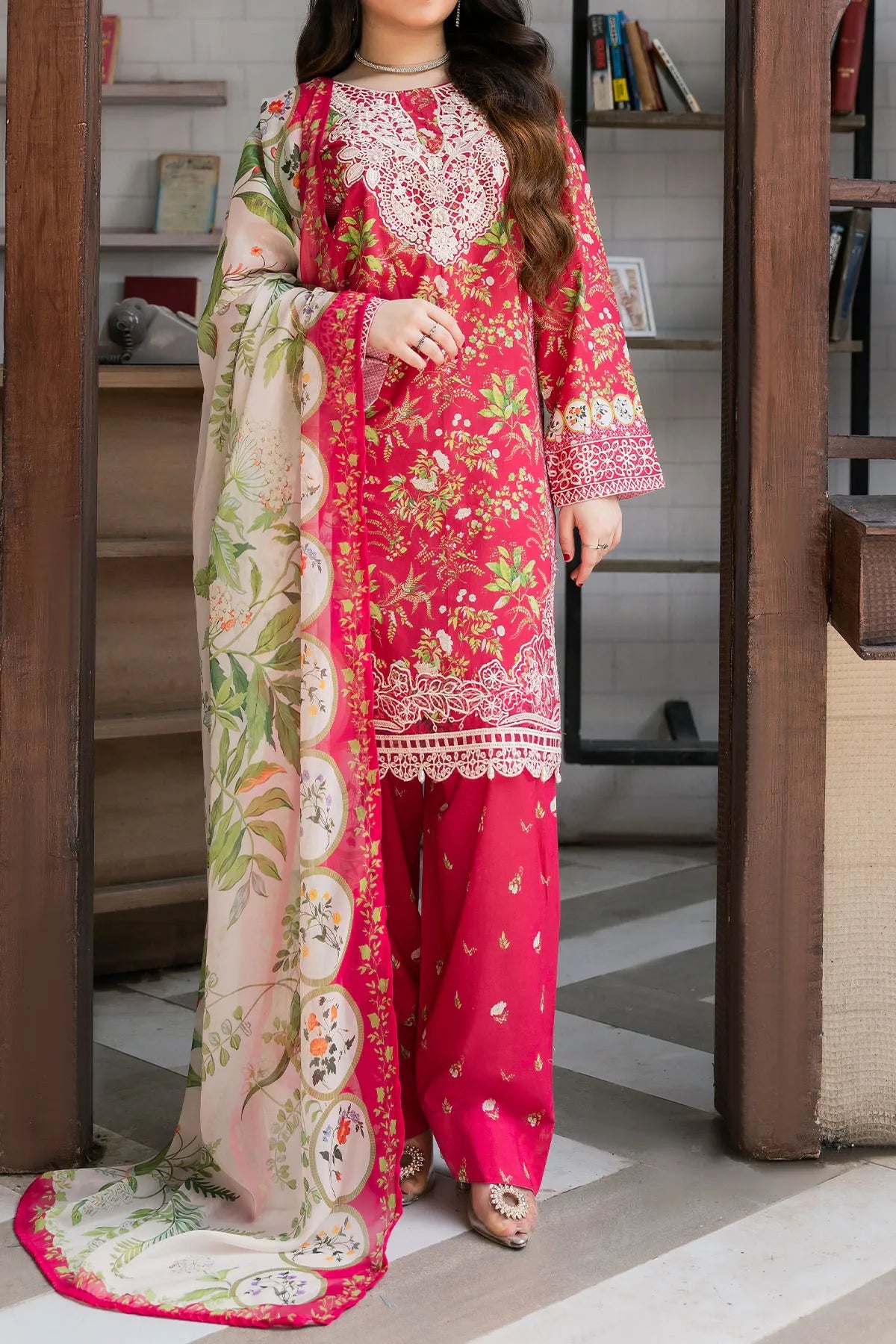 3 PIECE DIGTAL PRINT LAWN | DPC-460