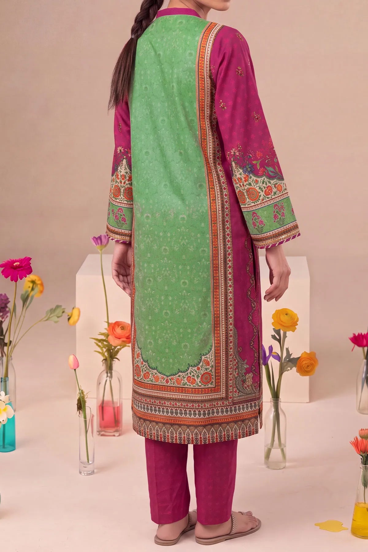 2 PIECE DIGTAL PRINT LAWN | DPC-463