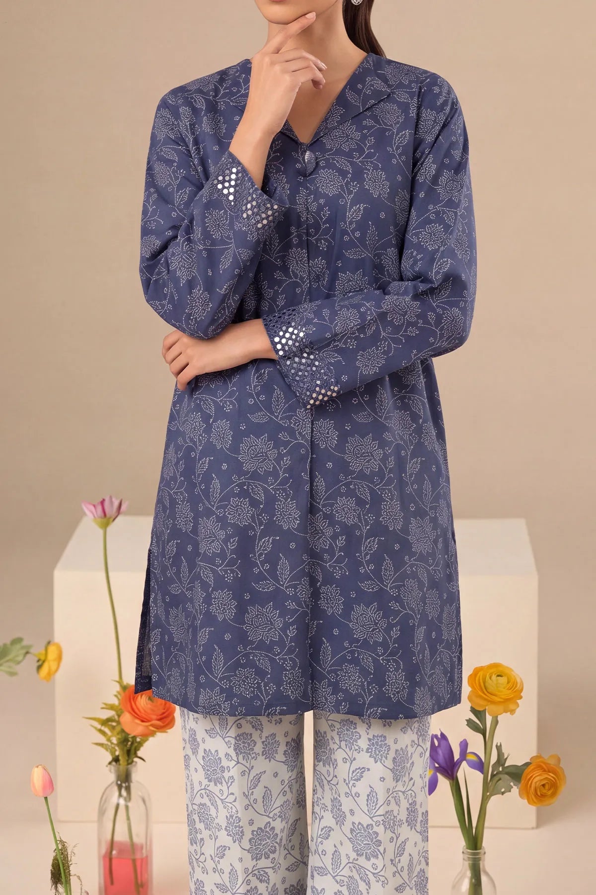 2 PIECE DIGTAL PRINT LAWN | DPC-466