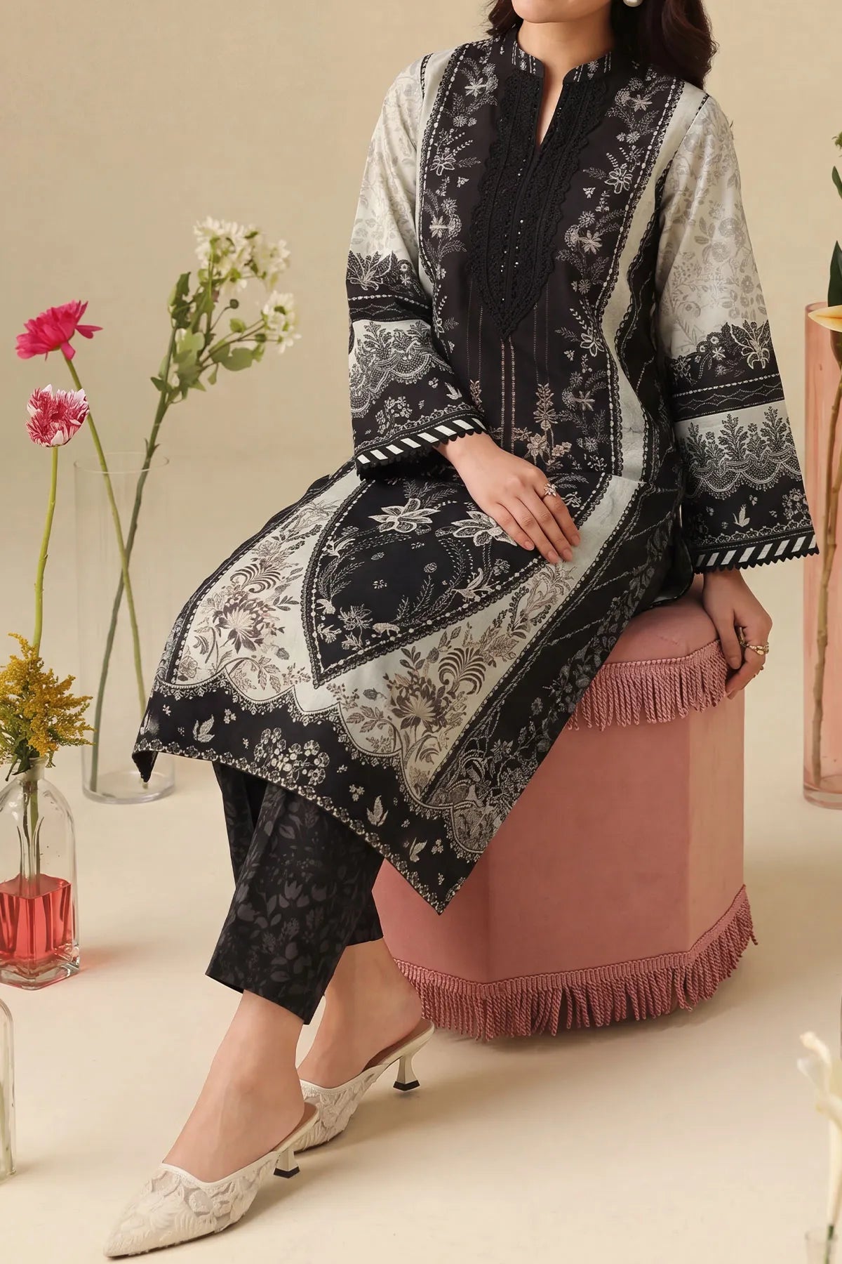 2 PIECE DIGTAL PRINT LAWN | DPC-462