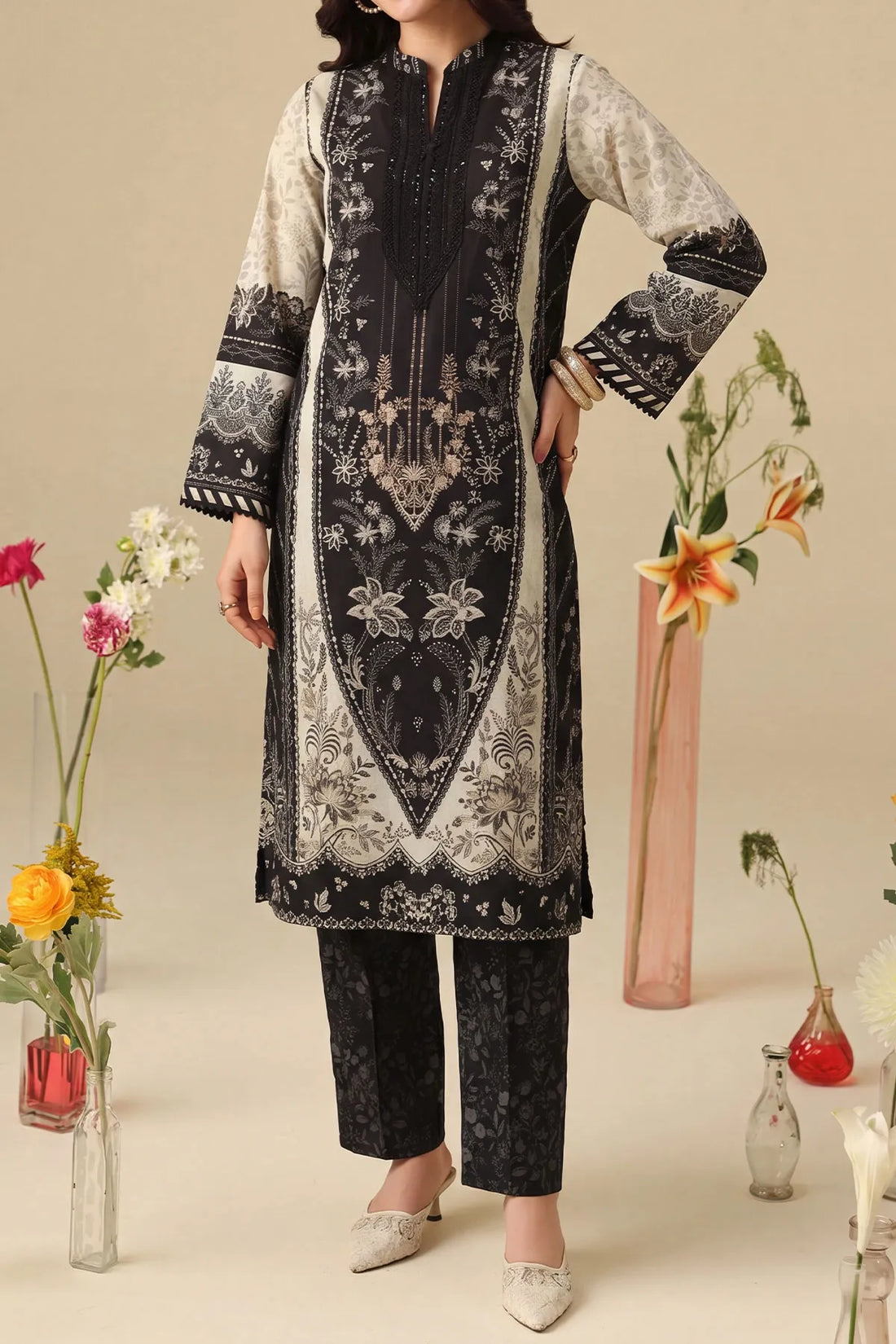 2 PIECE DIGTAL PRINT LAWN | DPC-462