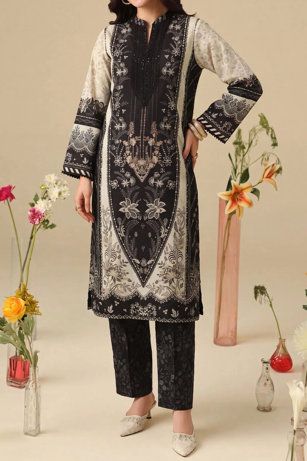 2 PIECE DIGTAL PRINT LAWN | DPC-462