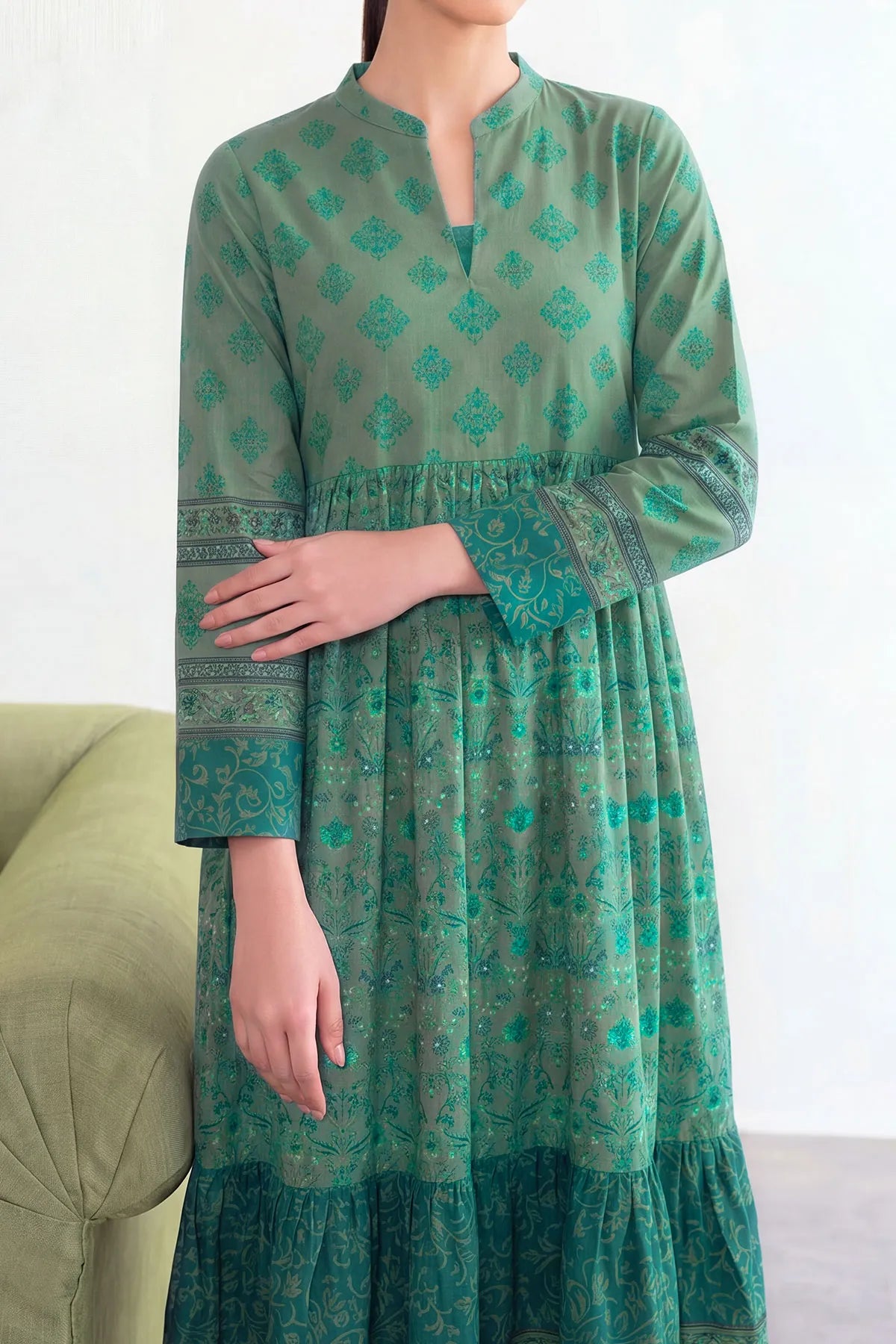 1 PIECE DIGITAL PRINT KURTI | DPCK-175