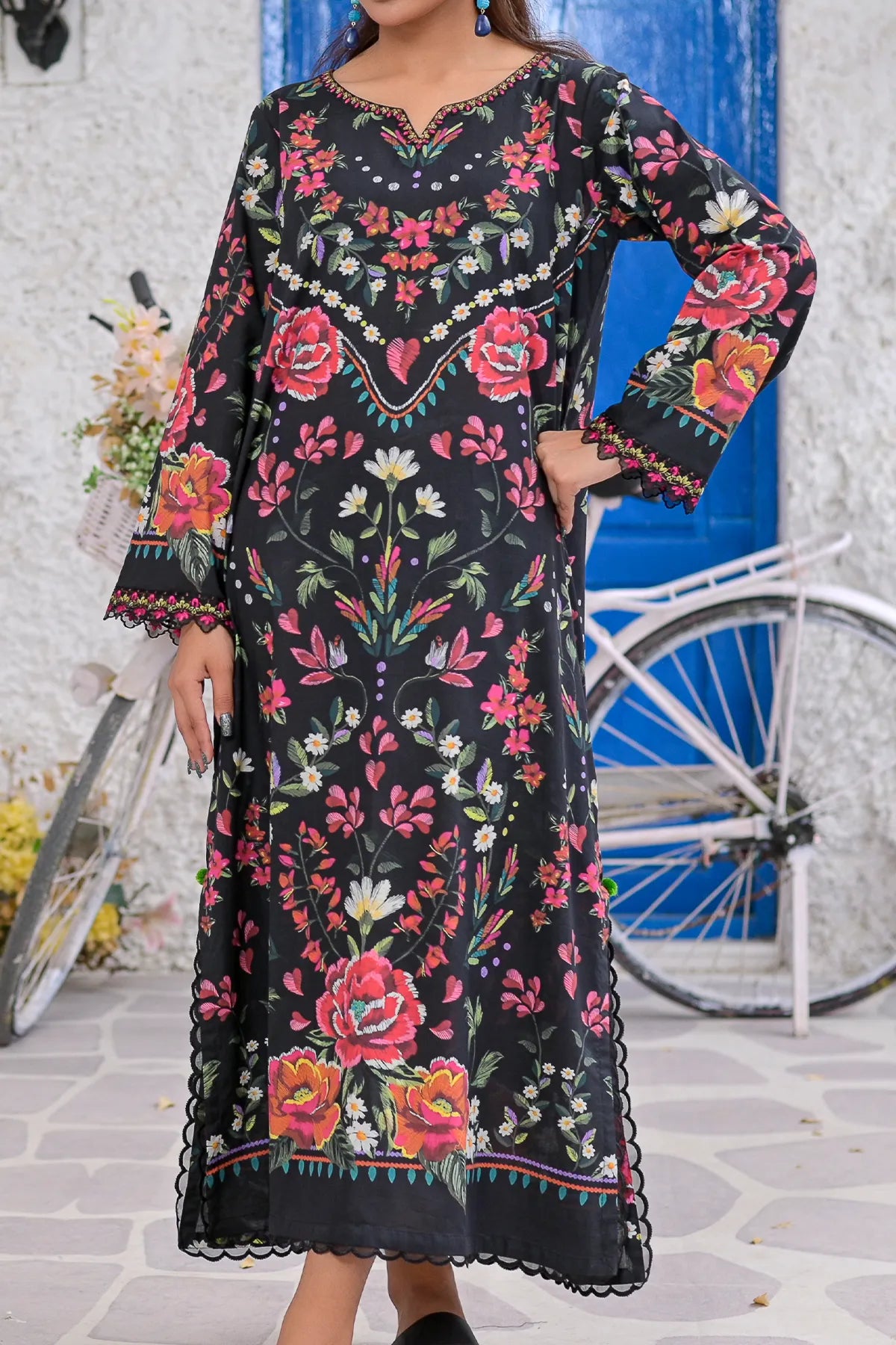 1 PIECE DIGITAL PRINT KURTI | DPCK-179