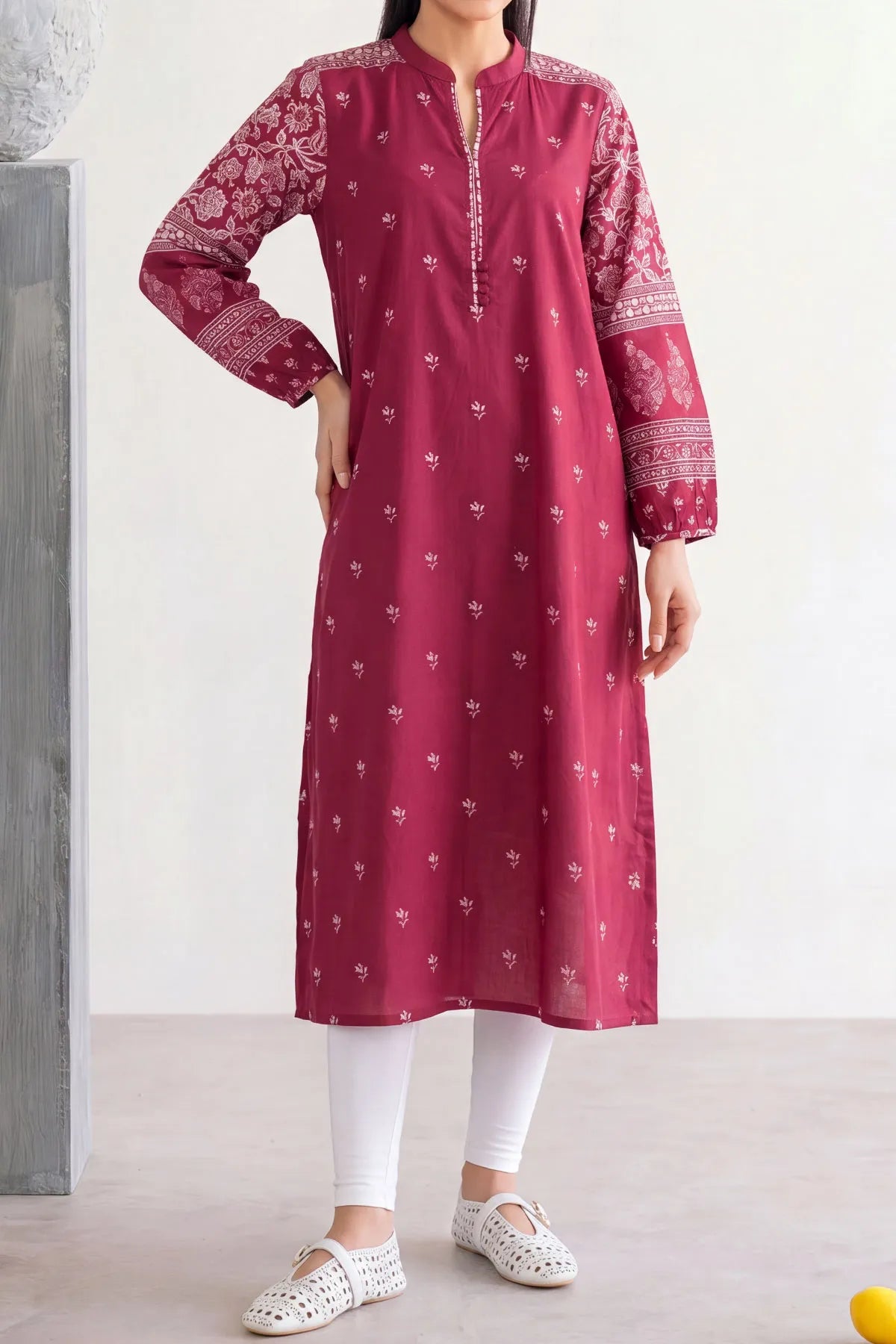 1 PIECE DIGITAL PRINT KURTI | DPCK-183