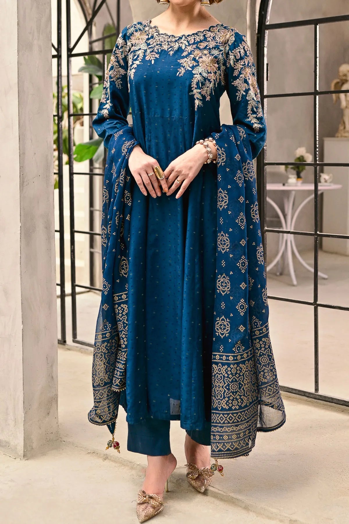 WOMEN'S-3 PIECE FANCY JACQUARD| FJ-273