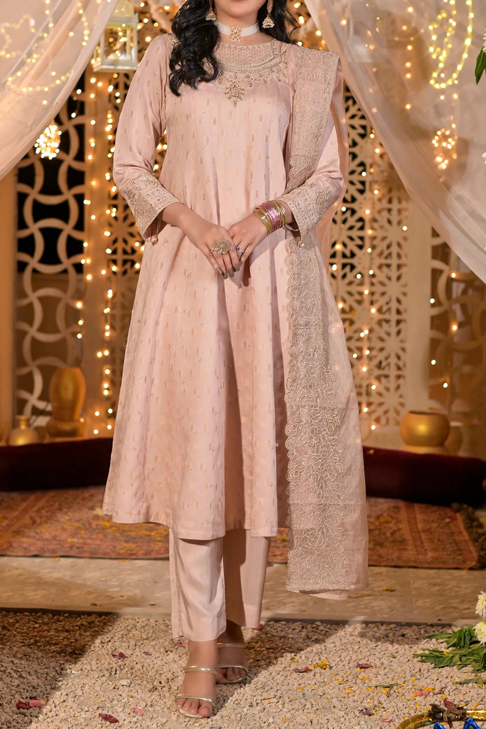 WOMEN'S-3 PIECE FANCY JACQUARD| FJ-276