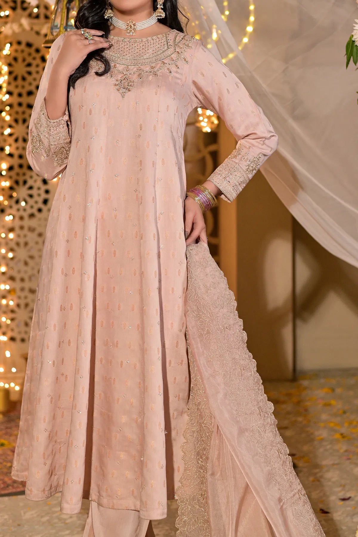 WOMEN'S-3 PIECE FANCY JACQUARD| FJ-276