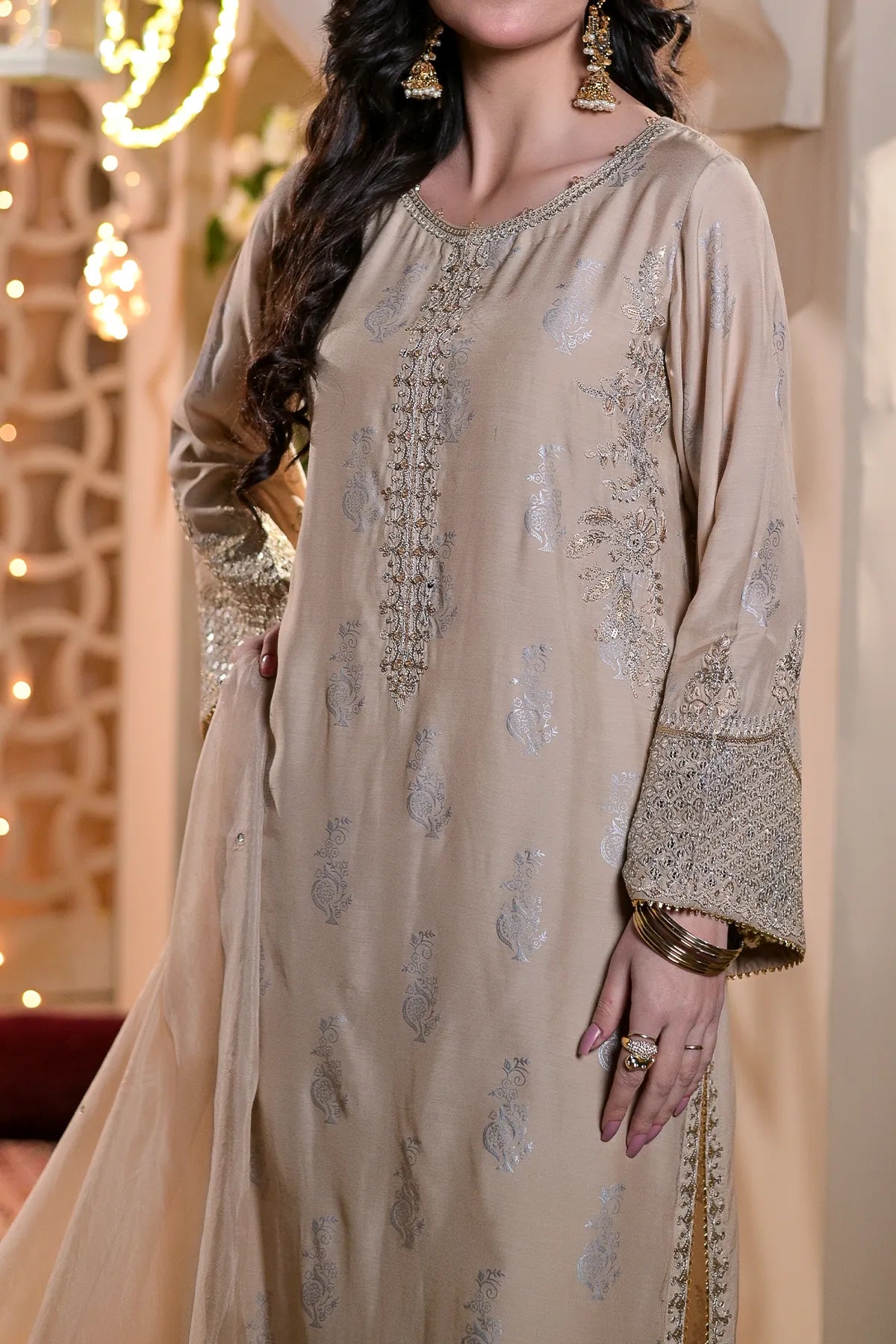 WOMEN'S-3 PIECE FANCY JACQUARD| FJ-284