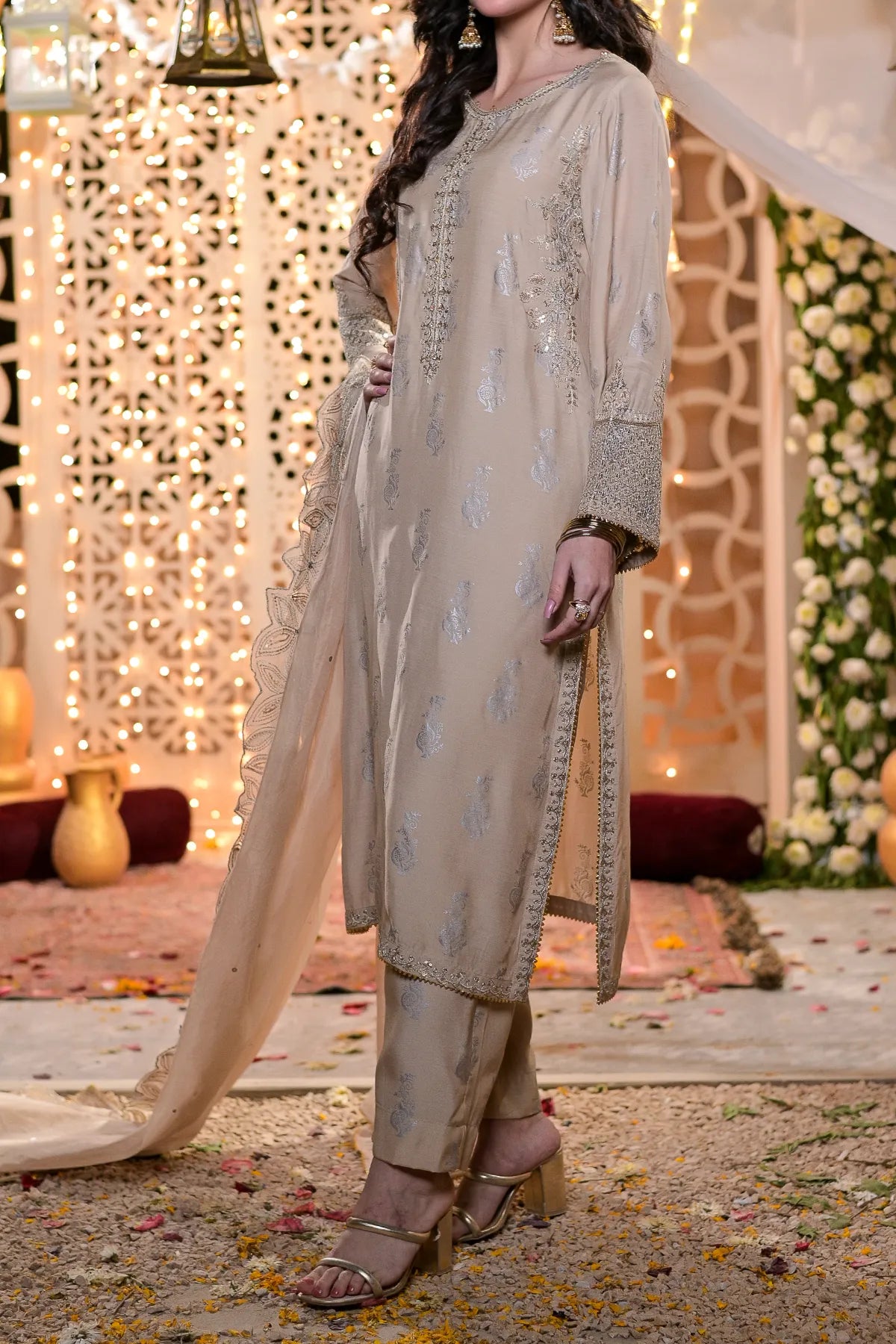 WOMEN'S-3 PIECE FANCY JACQUARD| FJ-284