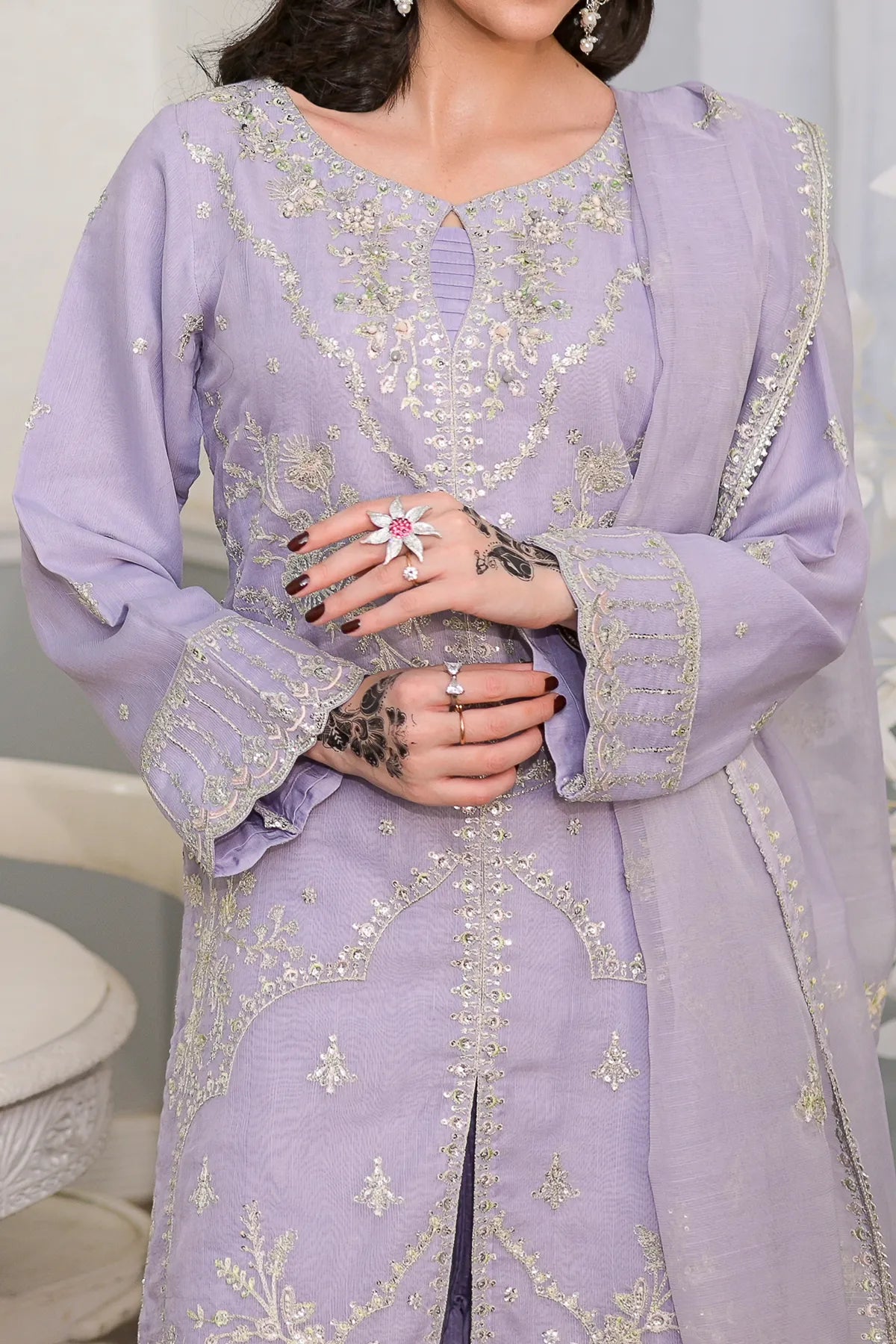 WOMEN'S-3 PIECE FANCY JACQUARD| FJ-286