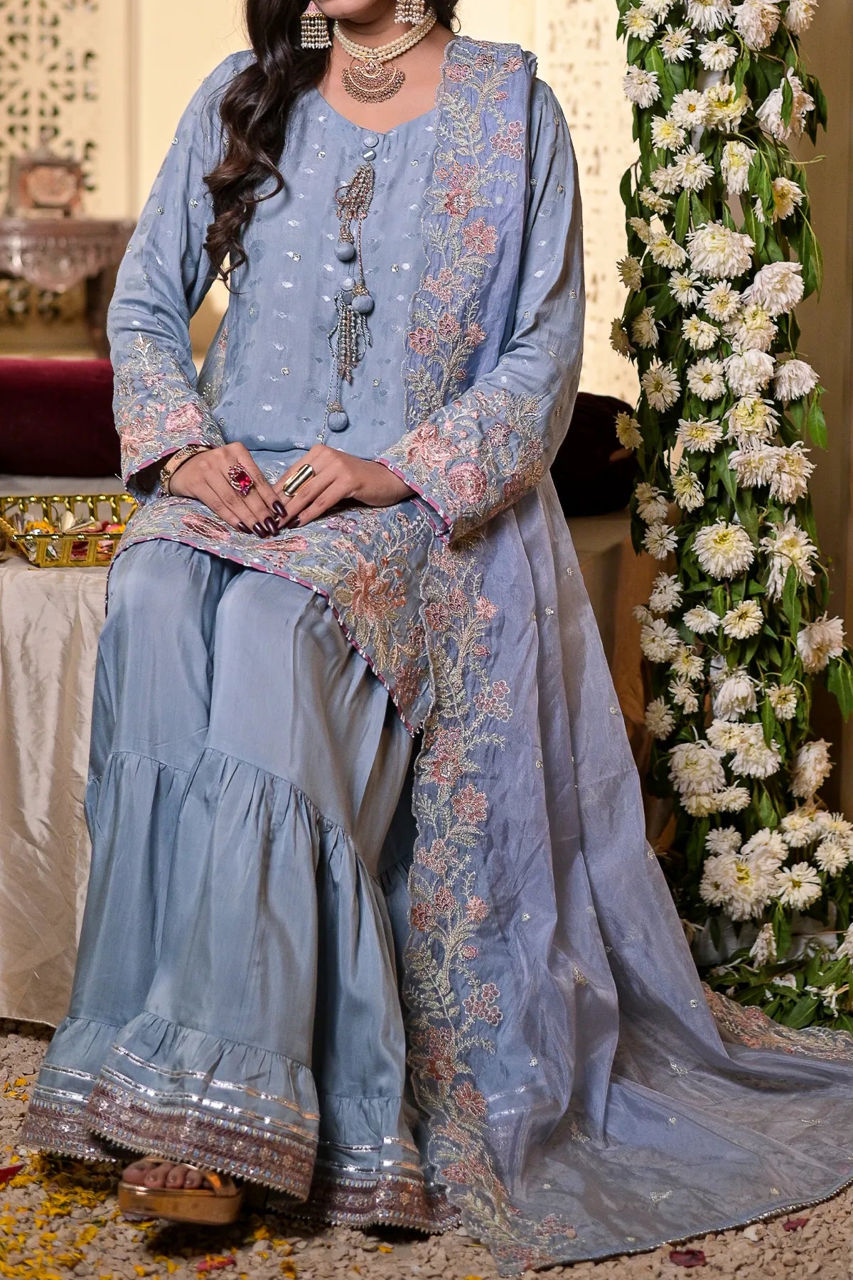 WOMEN'S-3 PIECE FANCY JACQUARD| FJ-288