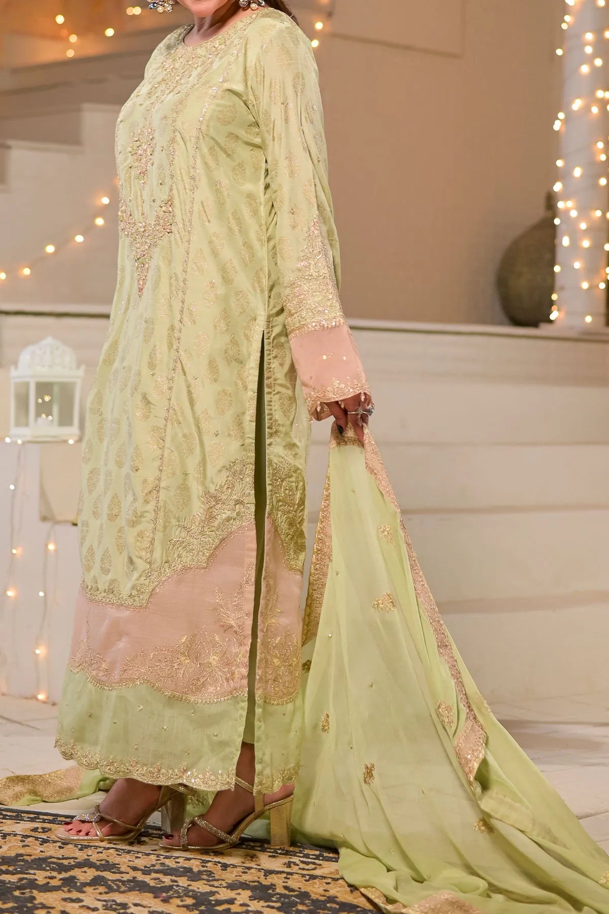 WOMEN'S-3 PIECE FANCY JACQUARD| FJ-293
